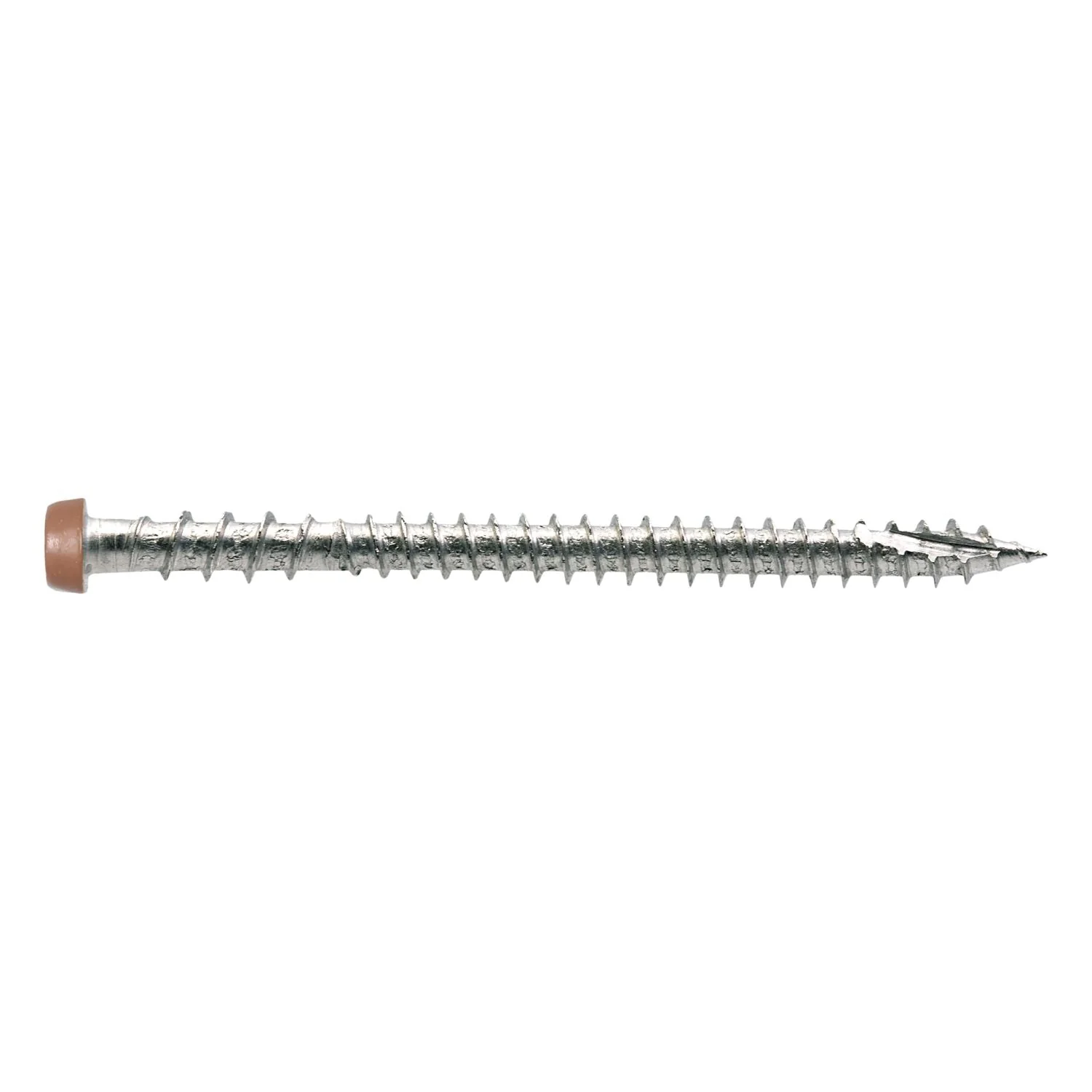 Simpson Strong-Tie DCU234P316TN03 Deck-Drive DCU COMPOSITE Screw,  #10 x 2-3/4-in. T20, Type 316, Tan 03, 350-Pack - Image 2