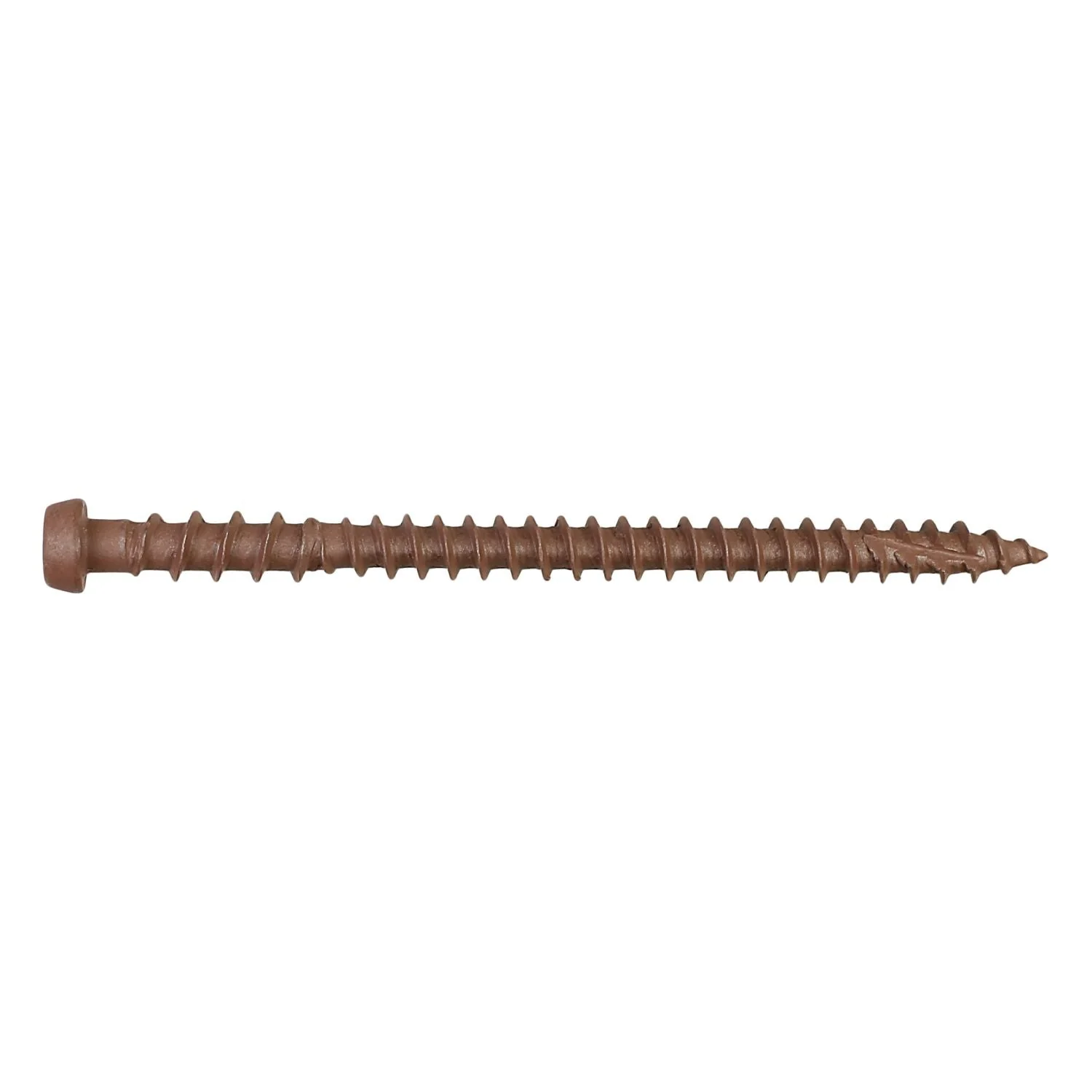 Simpson Strong-Tie DCU234RD01R350 Deck-Drive DCU COMPOSITE Screw,  #10 x 2-3/4-in. T20, Quik Guard, Red 01, 350-Pack - Image 2