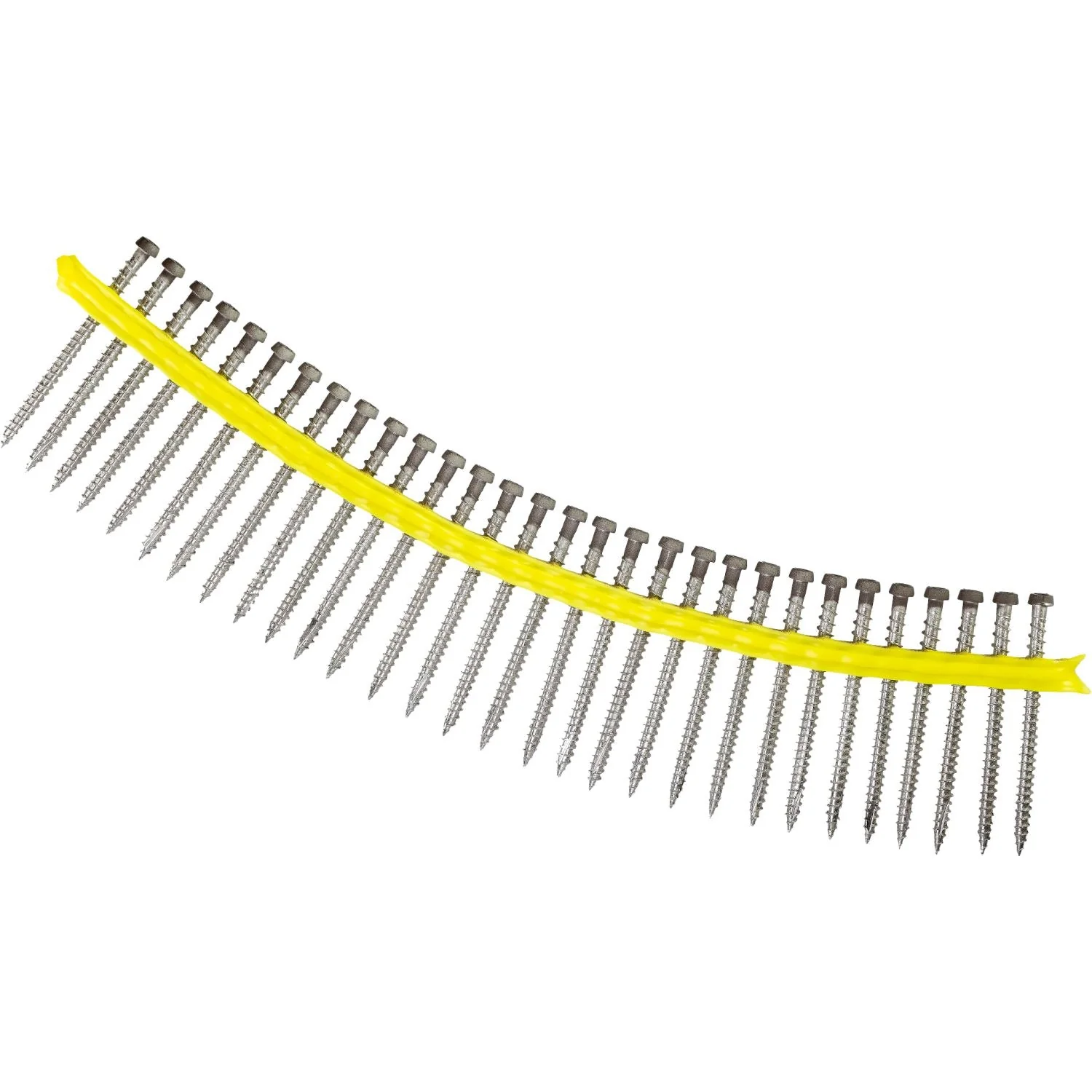 Simpson Strong-Tie DCU234S316BR01 Deck-Drive DCU COMPOSITE Screw (Collated),  #10 x 2-3/4-in. Type 316, Brown 01, 1000-Pack - Image 3
