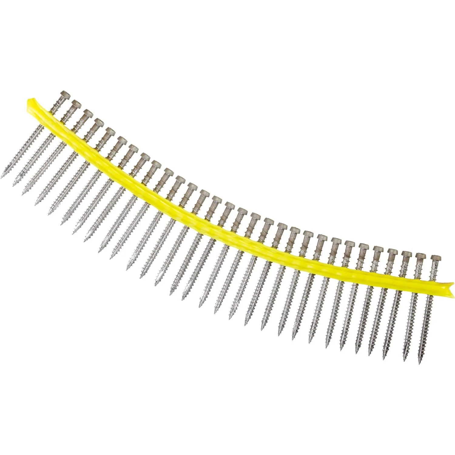 Simpson Strong-Tie DCU234S316BR05 Deck-Drive DCU COMPOSITE Screw (Collated),  #10 x 2-3/4-in. Type 316, Brown 05, 1000-Pack - Image 3