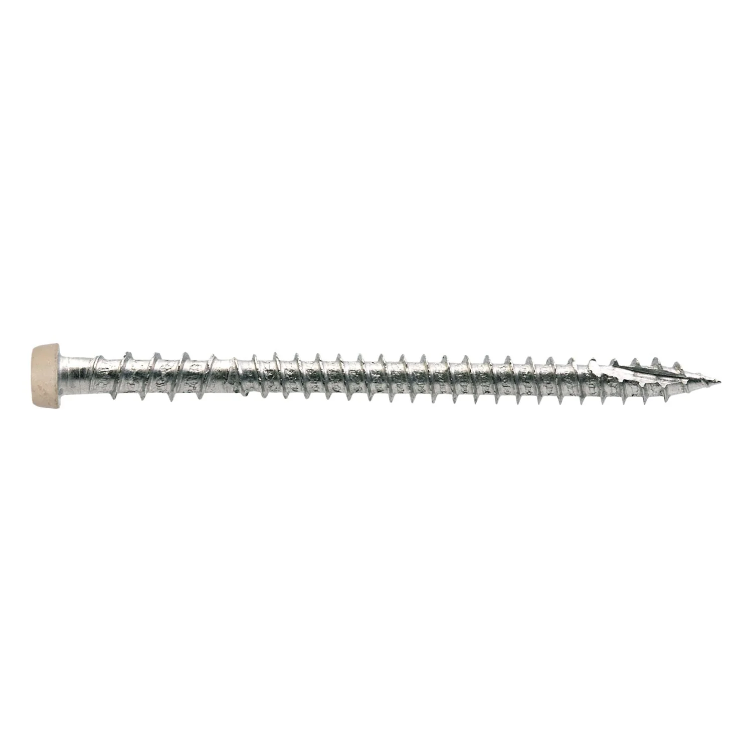 Simpson Strong-Tie Deck-Drive DCU COMPOSITE Collated Screw, #10 x 2-3/4-in. Type 316, Tan 02, 1000-Pack (DCU234S316TN02) - Image 1