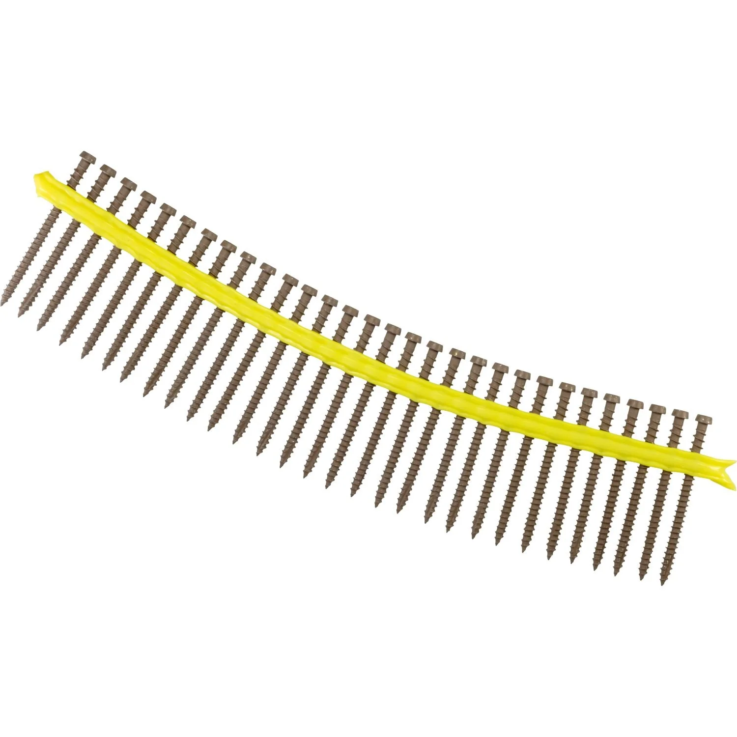 Simpson Strong-Tie DCU234SBR05 Deck-Drive DCU COMPOSITE Screw (Collated),  #10 x 2-3/4-in. Quik Guard Brown 05, 1000-Pack - Image 3