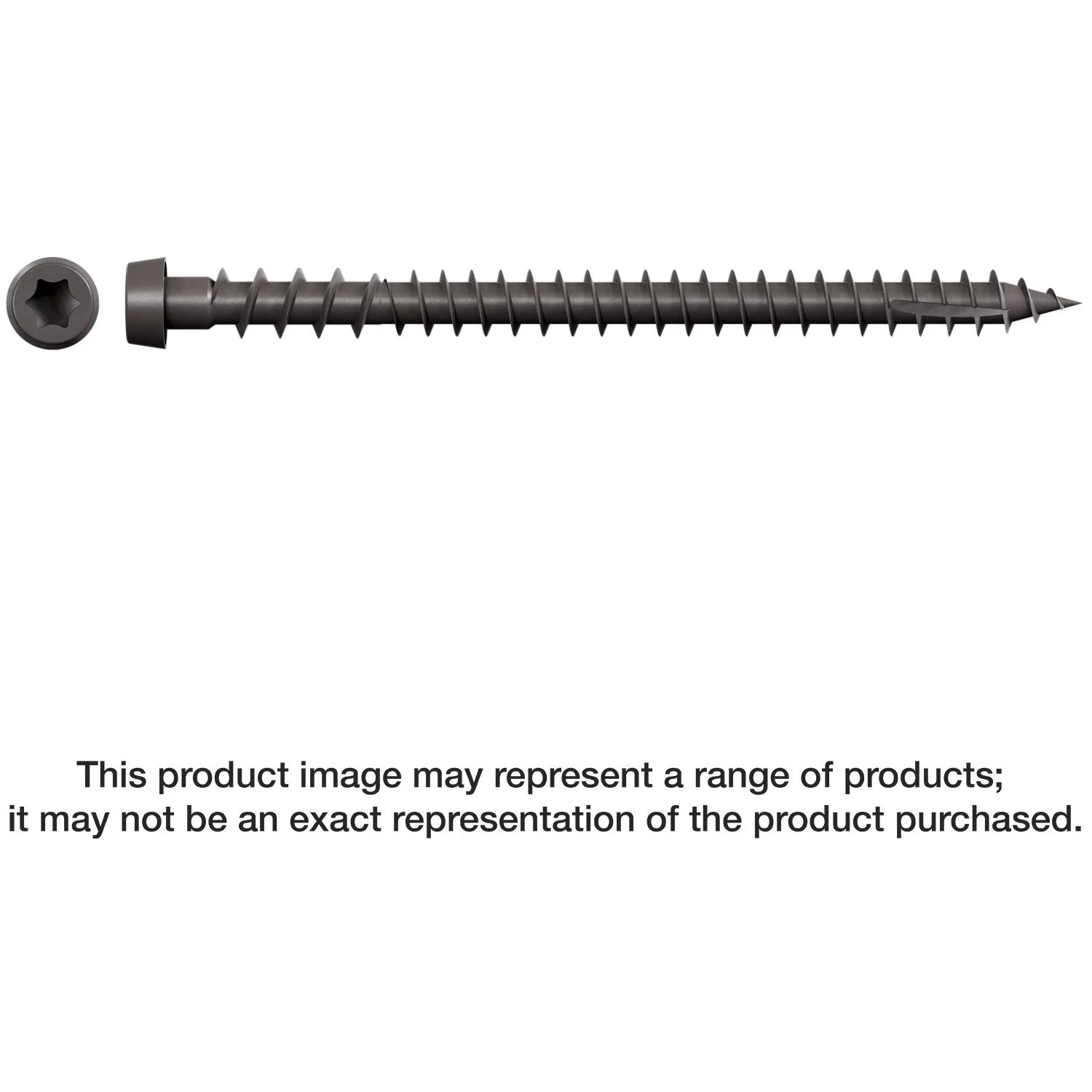 Simpson Strong-Tie DCU234SGR04 Deck-Drive DCU COMPOSITE Screw (Collated),  #10 x 2-3/4-in. Quik Guard Gray 04, 1000-Pack - Image 3