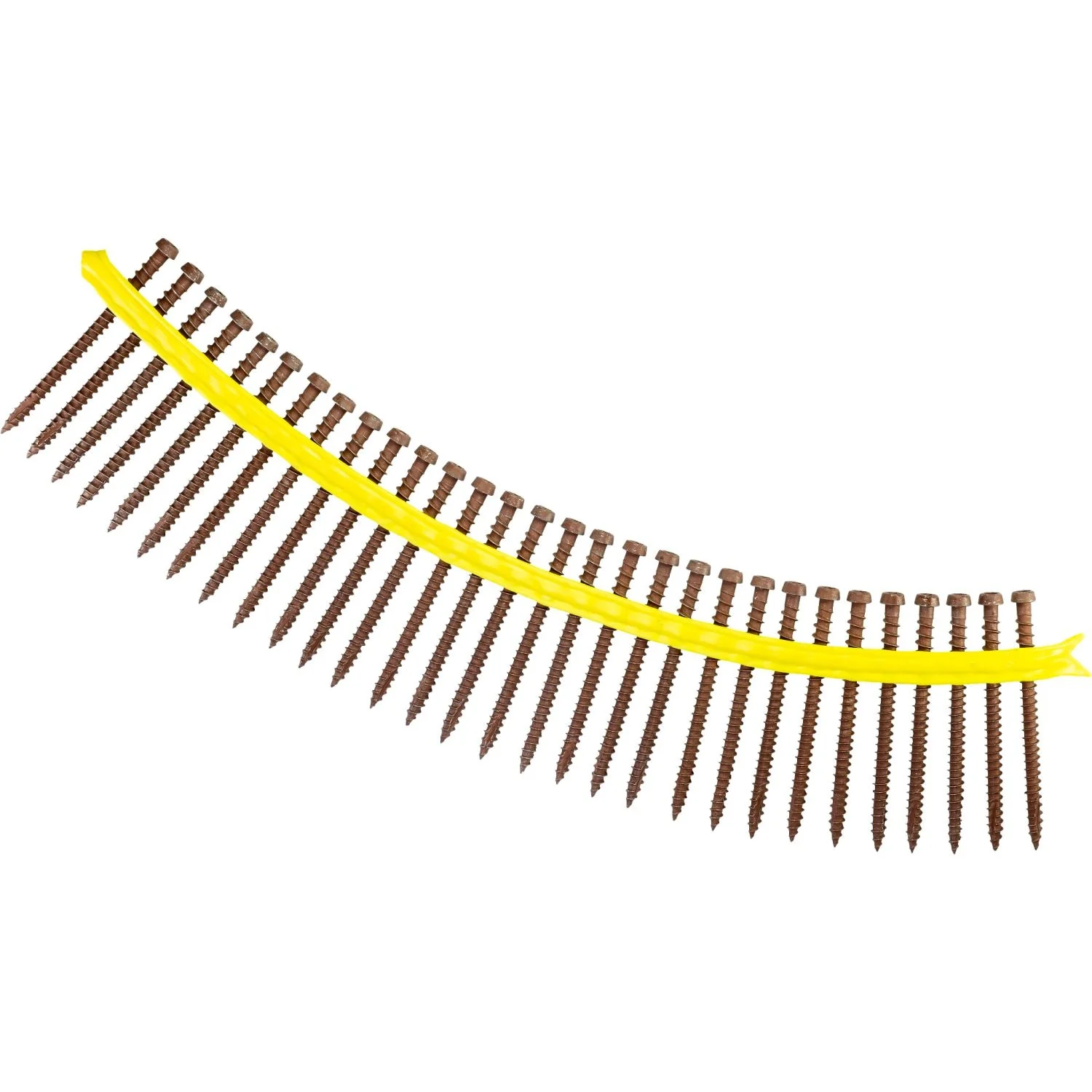 Simpson Strong-Tie DCU234SRD01 Deck-Drive DCU COMPOSITE Screw (Collated),  #10 x 2-3/4-in. Quik Guard Red 01, 1000-Pack - Image 3