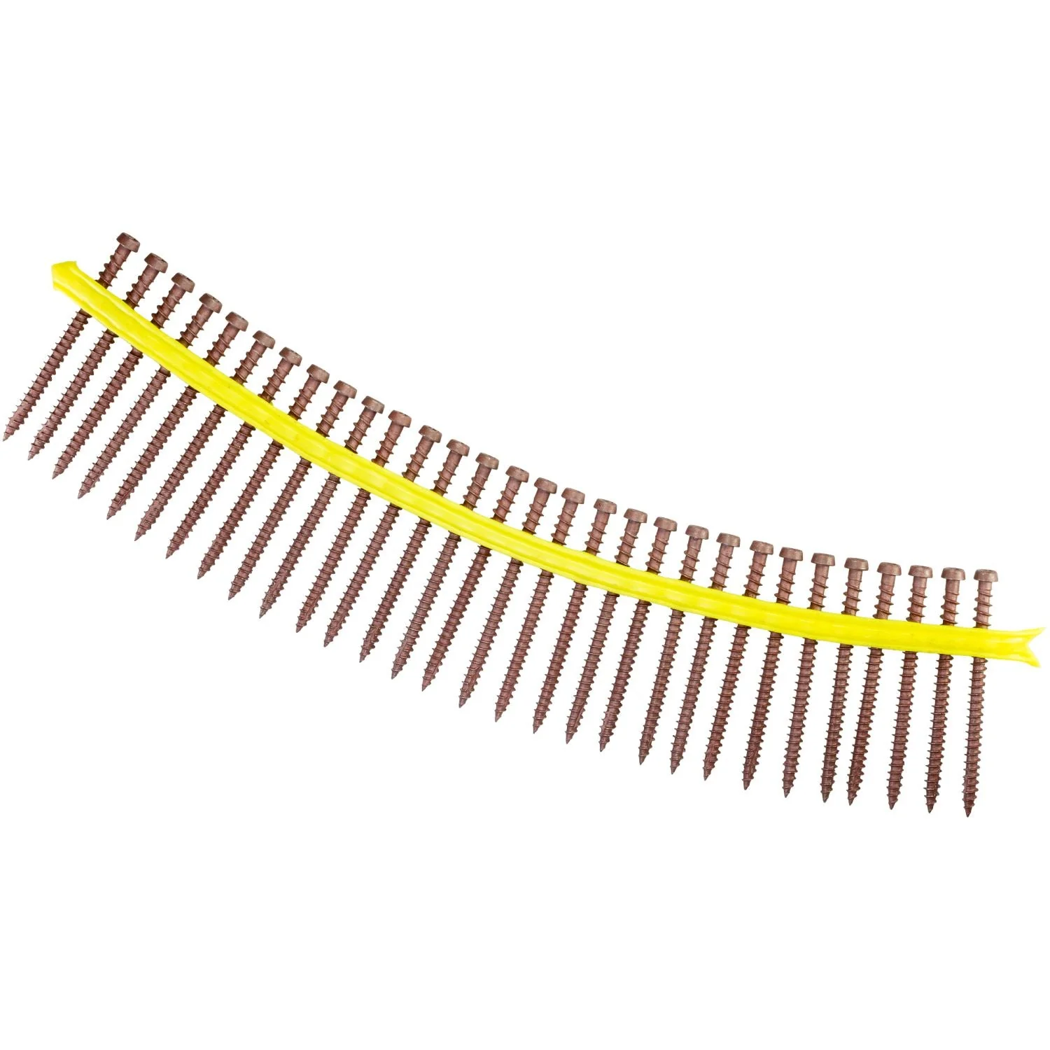 Simpson Strong-Tie DCU234SRD Deck-Drive DCU COMPOSITE Screw (Collated),  #10 x 2-3/4-in. Quik Guard Red, 1000-Pack - Image 3