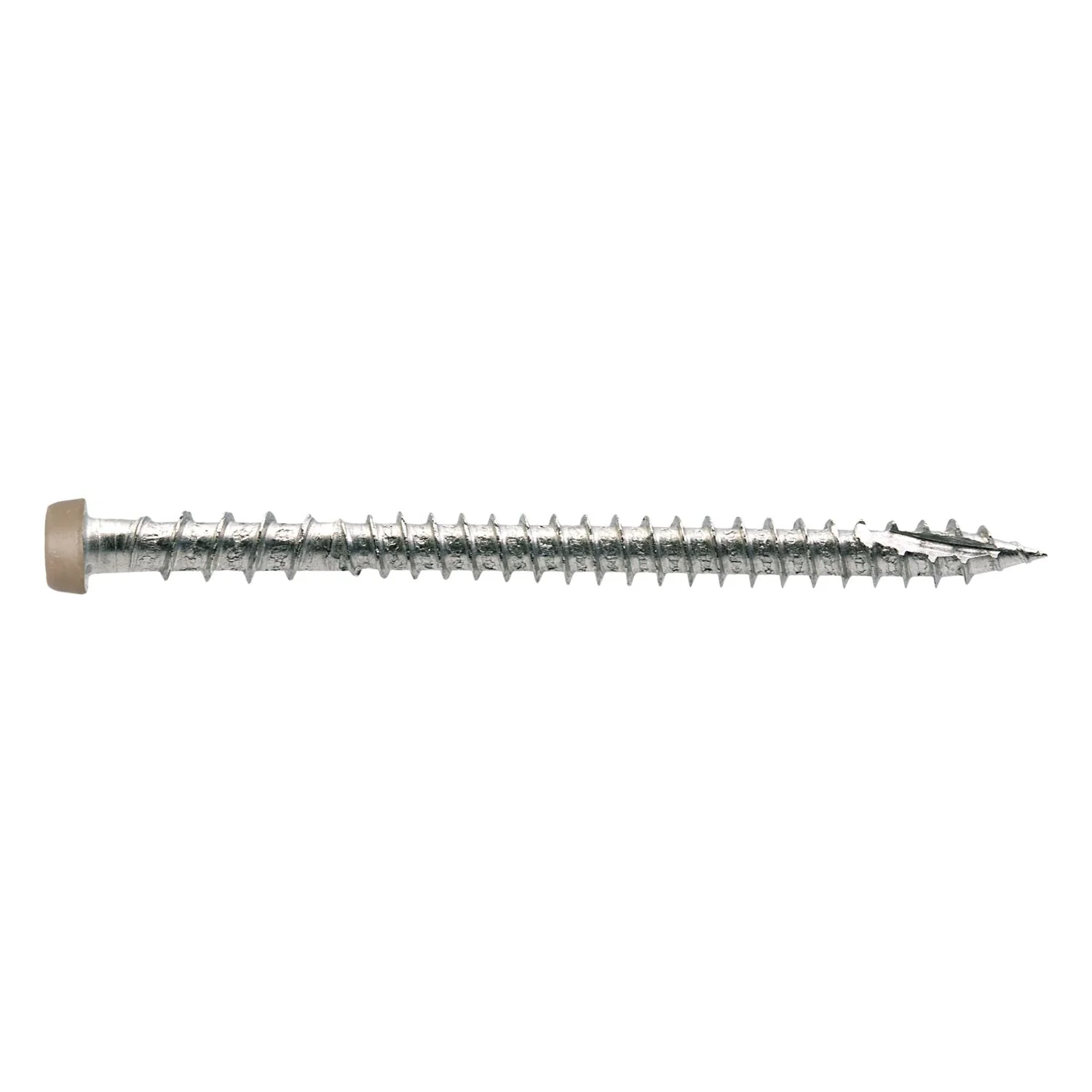 Simpson Strong-Tie DCU234TN01MB Deck-Drive DCU COMPOSITE Screw,  #10 x 2-3/4-in. T20, Quik Guard, Tan 01, 1750-Pack - Image 2