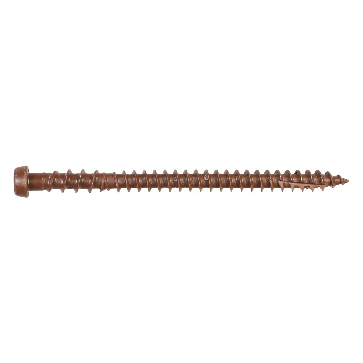 Simpson Strong-Tie Deck-Drive DCU COMPOSITE Screw, #10 x 2-3/4-in. T20, Quik Guard, Tan 01, 70-Pack (DCU234TN01R70) - Image 1