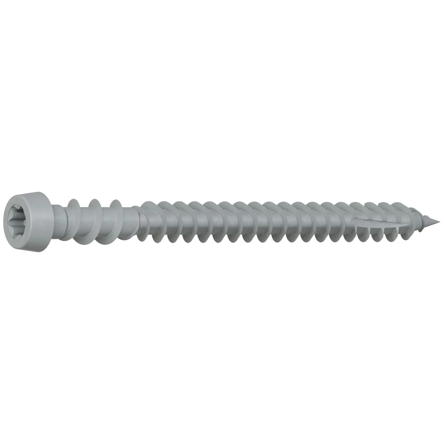 Simpson Strong-Tie DCU238SGR Deck-Drive DCU COMPOSITE Screw (Collated),  #10 x 2-3/8-in. Quik Guard Gray, 1000-Pack - Image 2