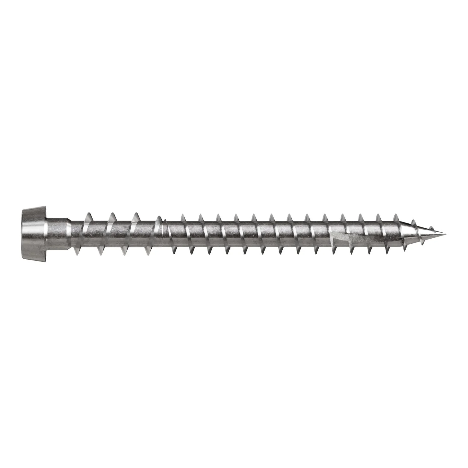 Simpson Strong-Tie DCU2C316 Deck-Drive DCU COMPOSITE Screw,  #10 x 2-in. T20, Type 316, 70-Pack - Image 2