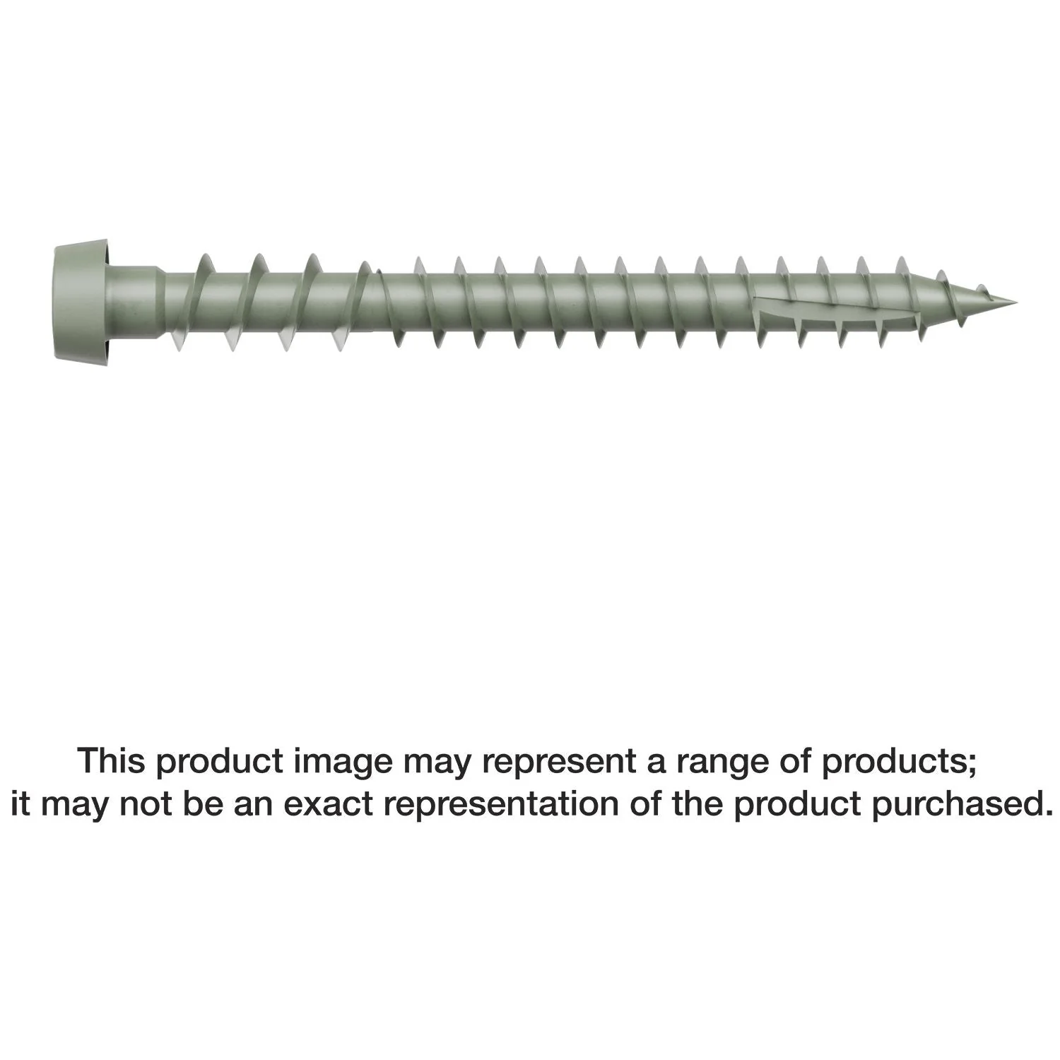 Simpson Strong-Tie DCU2GRR350 Deck-Drive DCU COMPOSITE Screw,  #10 x 2-in. T20, Quik Guard, Gray, 350-Pack - Image 3