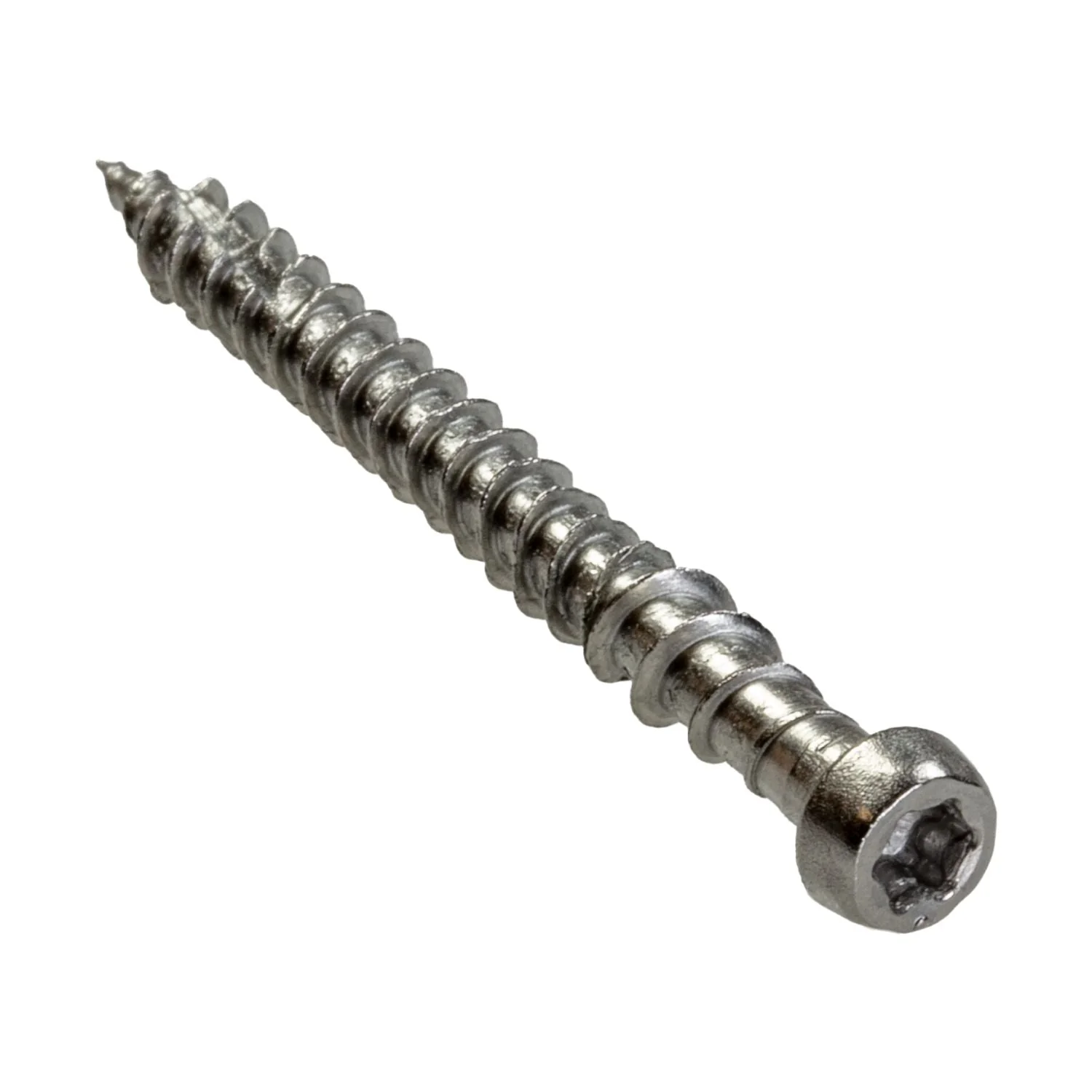Simpson Strong-Tie DCU2P316 Deck-Drive DCU COMPOSITE Screw,  #10 x 2-in. T20, Type 316, 350-Pack - Image 2