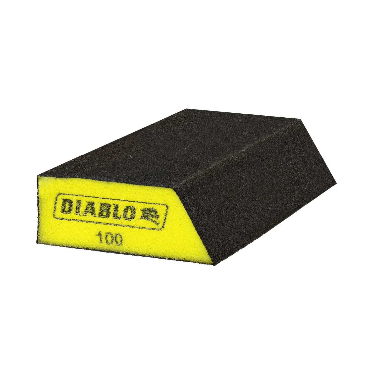 Diablo DFBLANGFIN01G 5 in. x 3 in. x 1 in. 100 Grit Corner Contact Sanding Sponge - Image 1