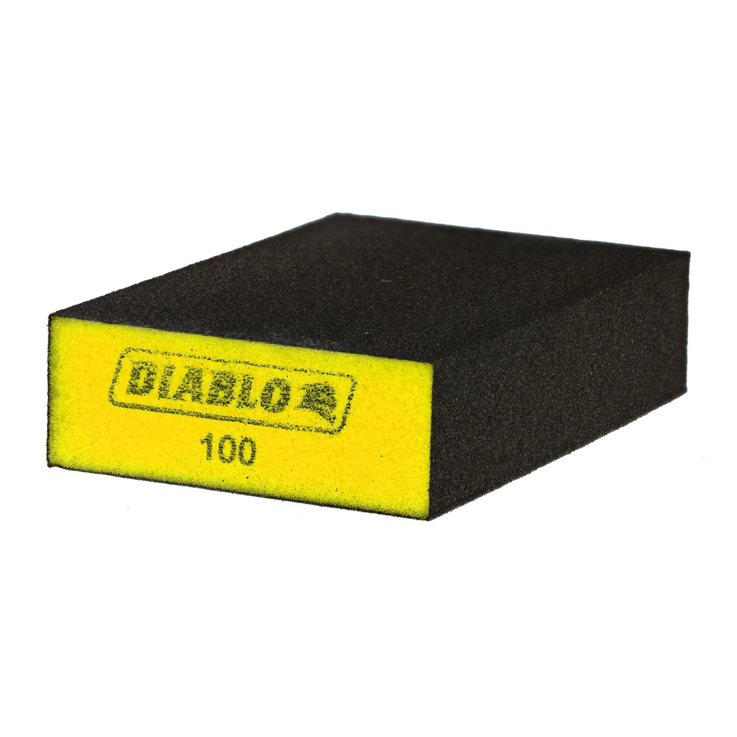 Diablo DFBLBLOFIN04G 5 in. x 3 in. x 1 in. 100 Grit Large Flat Edge Sanding Sponges (4-Pack) - Image 1