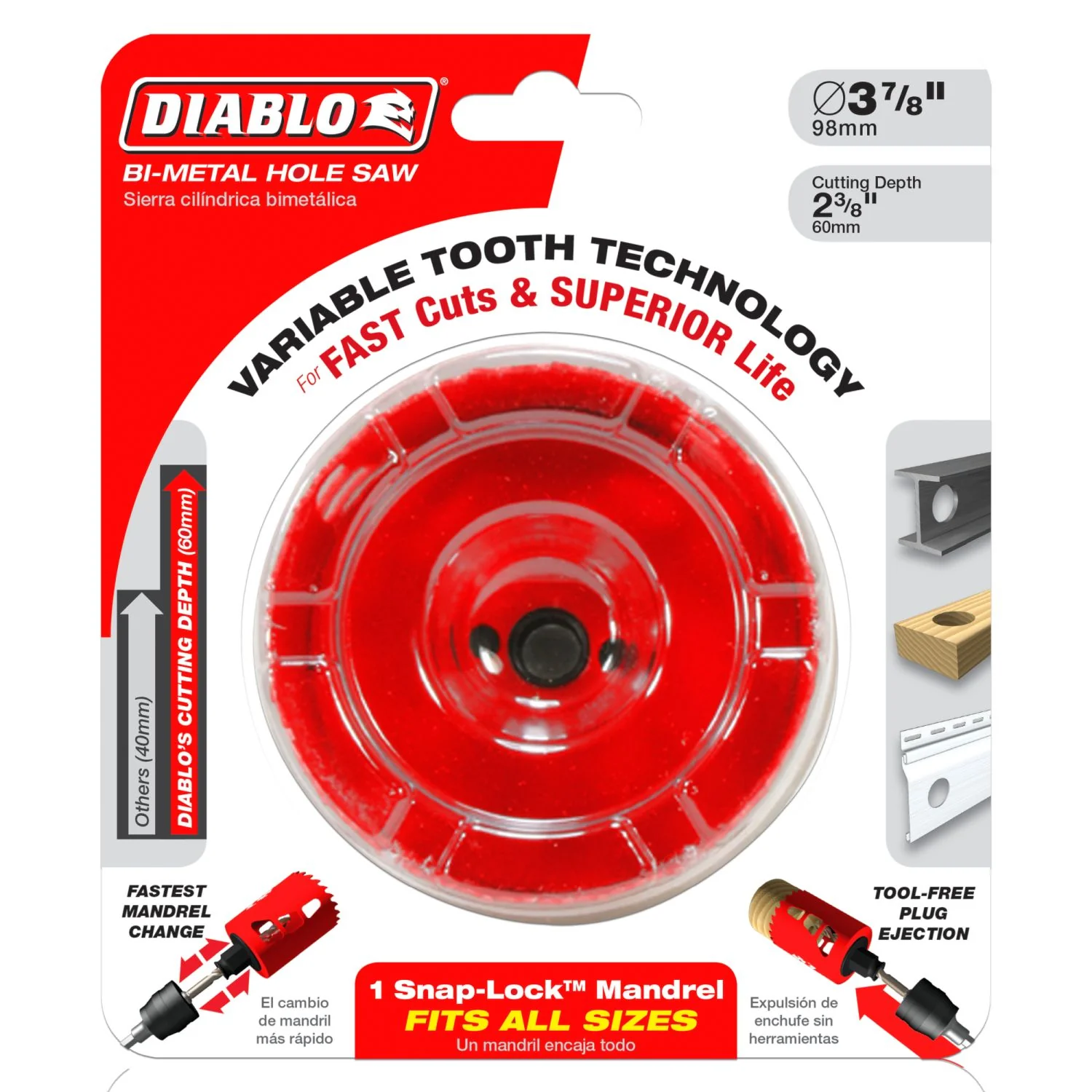 Diablo DHS3875 3-7/8 in. Hole Saw - Image 2