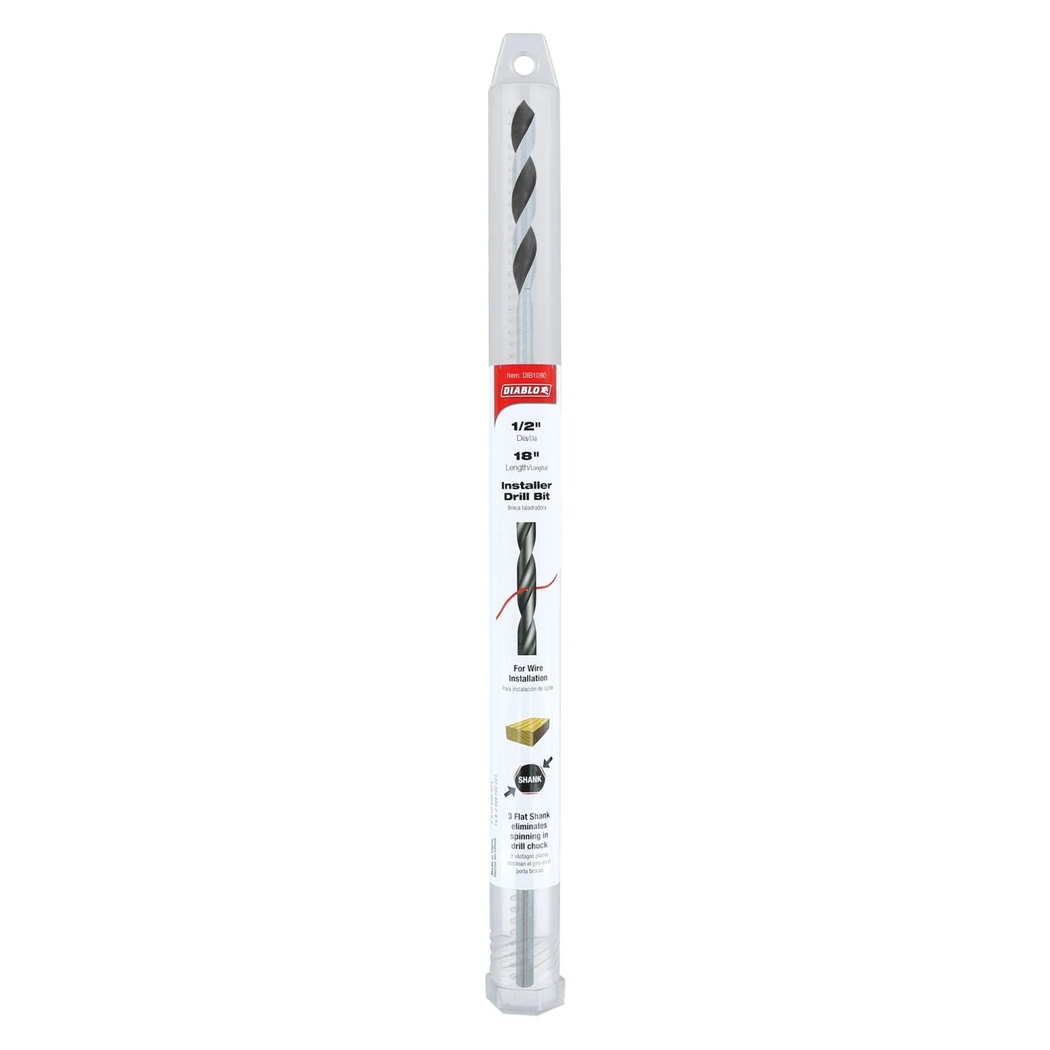 Diablo DIB1080 1/2 Inch x 18 Inch Installer Bit - Image 1