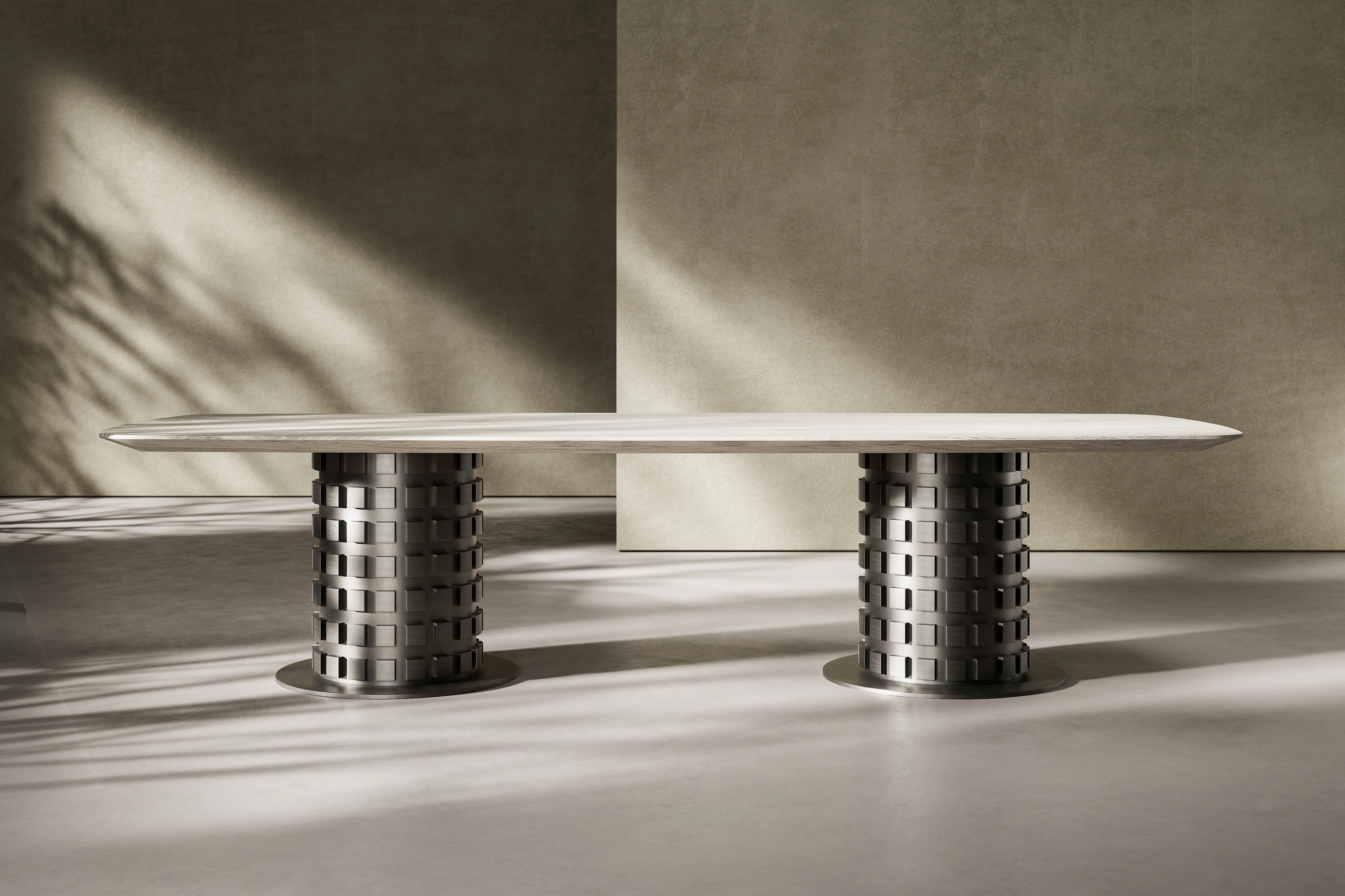 AVOLA DINING TABLE BOAT 96" | $19,200.00 - $37,600.00 - Image 2