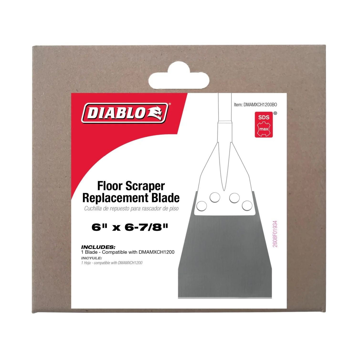 Diablo DMAMXCH1200BO SDS-Max Floor Scraper Replacement Blade (for DMAMXCH1200) - Image 2