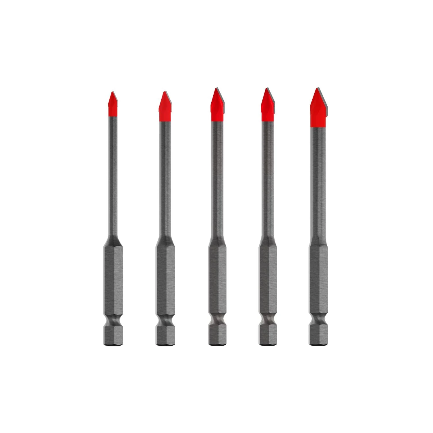 Diablo DMANSP1070S Diablo Hard Tile & Stone Carbide Tipped Drill Bit Set, 5-Piece - Image 1