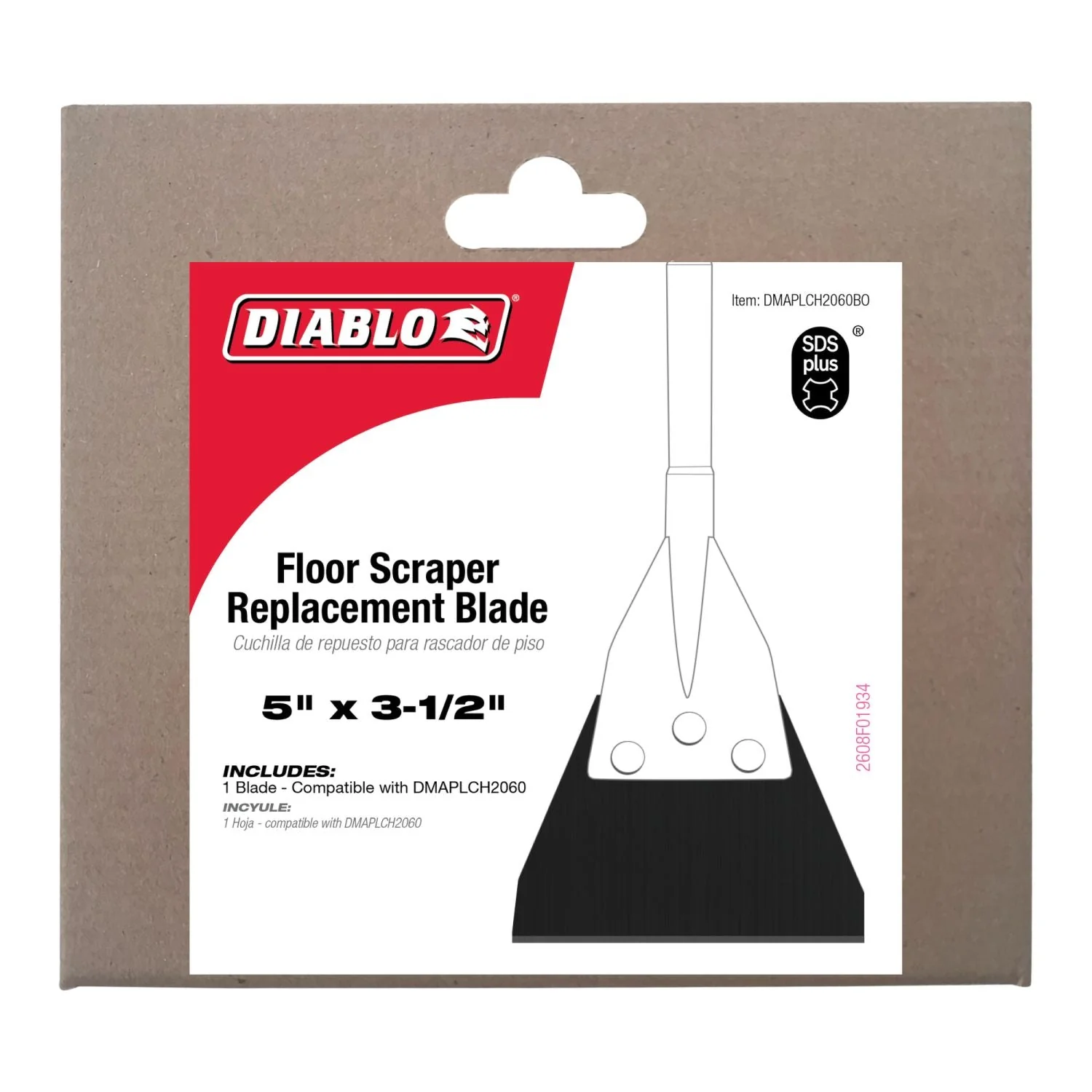 Diablo DMAPLCH2060BO SDS-Plus Floor Scraper Replacement Blade (for DMAPLCH2060) - Image 2