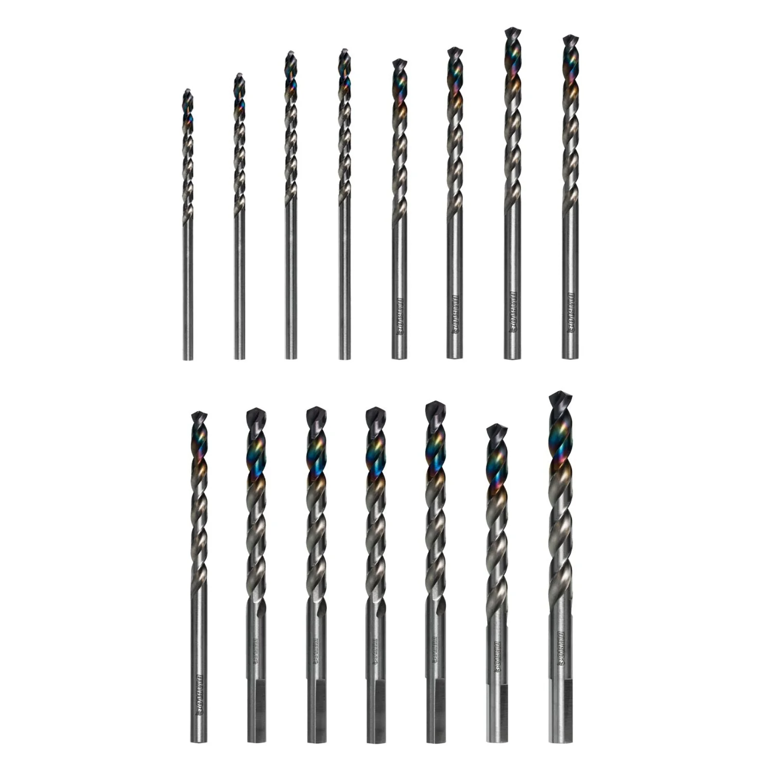 Diablo DMD-S15T Metal Demon Drill Bits Set for Mild, Hardened and Stainless Steels, 15-Piece - Image 1