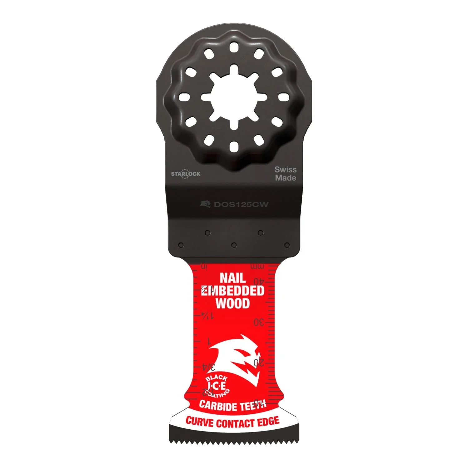 Diablo DOS125CW10 Diablo 1-1/4-in. AMPED Demo Demon Starlock Carbide Teeth Oscillating Blades for Nail-Embedded Wood, 10-Pack