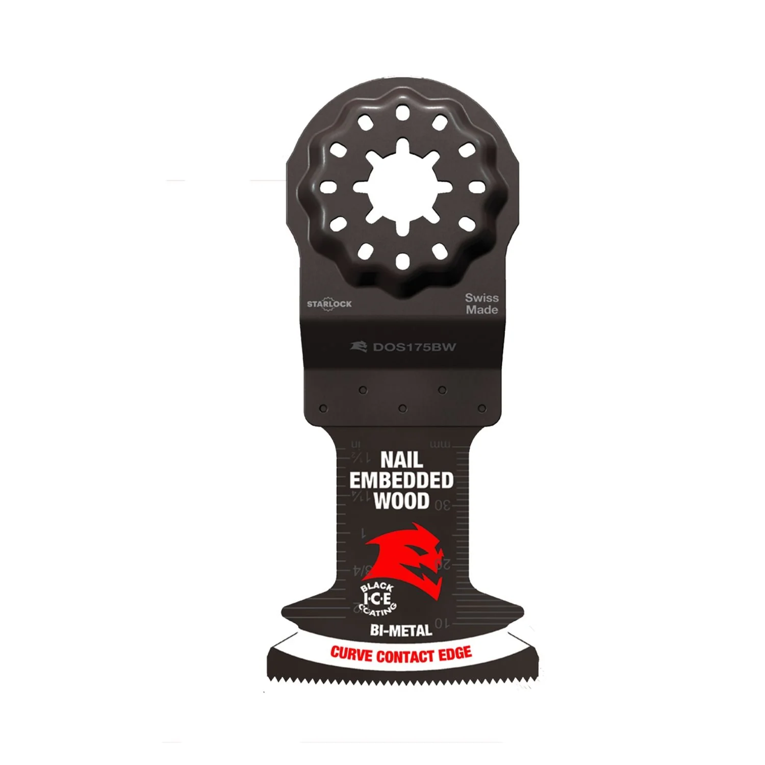Diablo DOS175BW3 Demo Demon 1-3/4 in. Starlock Bi-Metal Oscillating Blades for Nail-Embedded Wood (3-Pack)