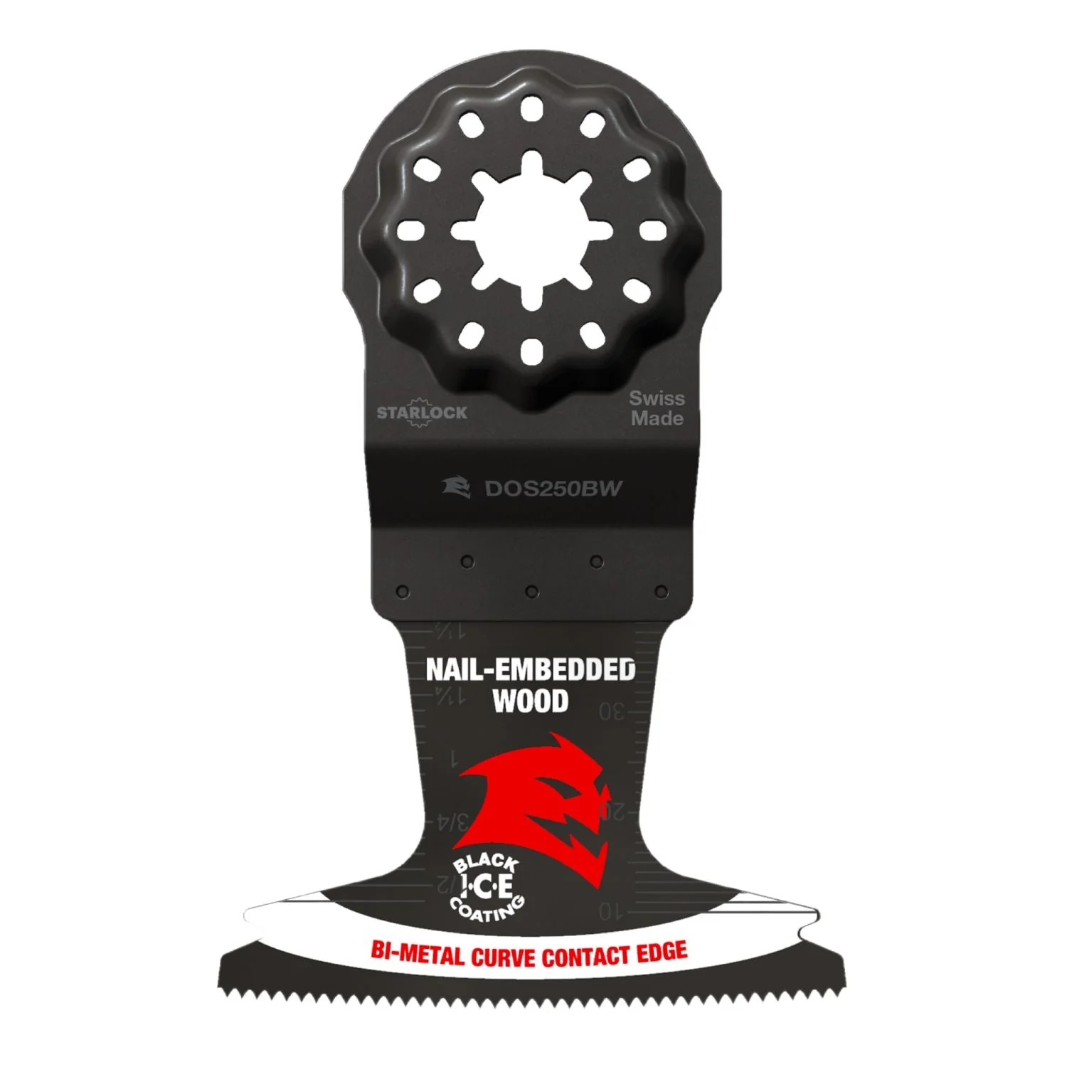 Diablo DOS250BW 2-1/2 in. Starlock Bi-Metal Oscillating Blade for Nail-Embedded Wood - Image 1