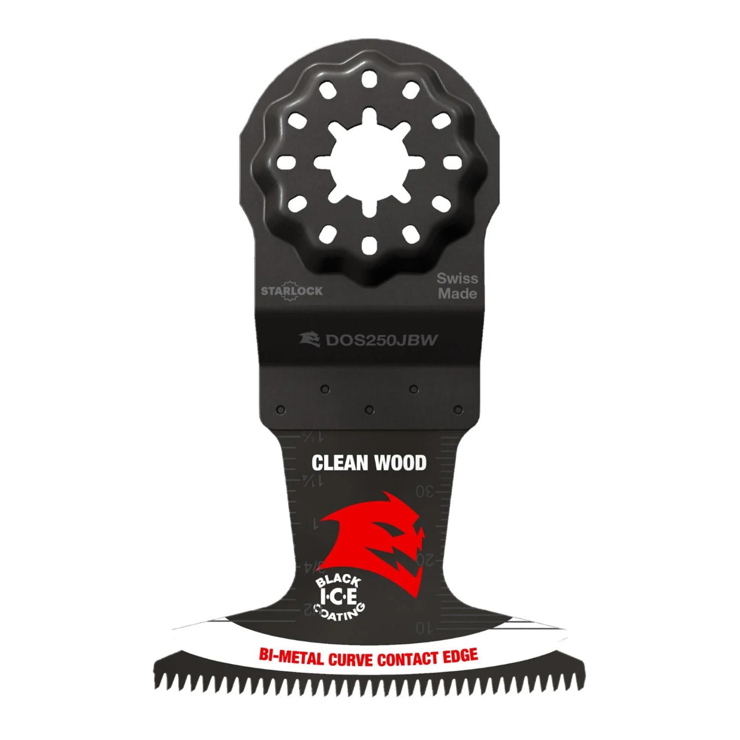 Diablo DOS250JBW 2-1/2 in. Starlock Bi-Metal Oscillating Blade for Clean Wood - Image 1