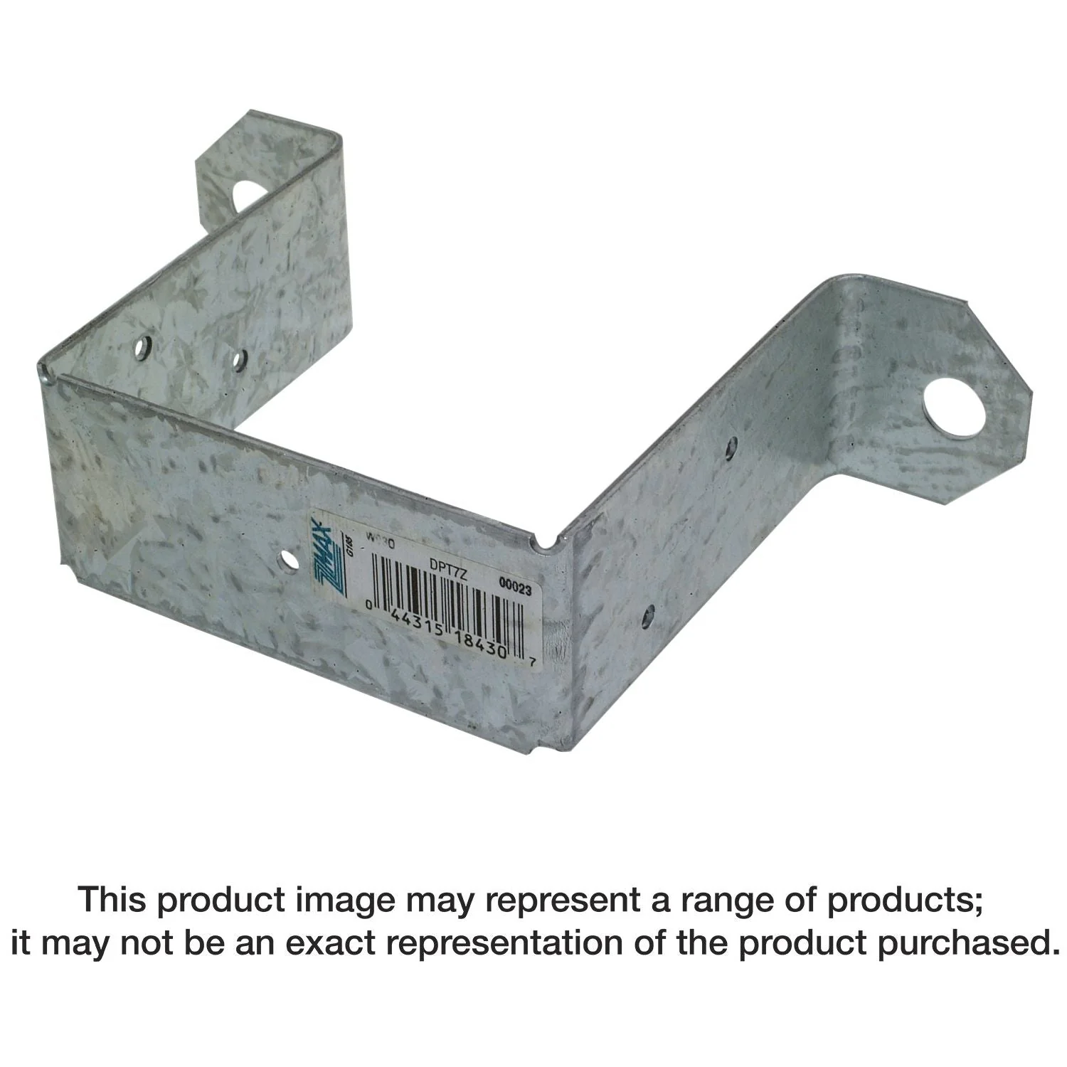 Simpson Strong-Tie DPT7Z DPTZ ZMAX Galvanized Deck Post Tie for 4x4 Post - Image 1