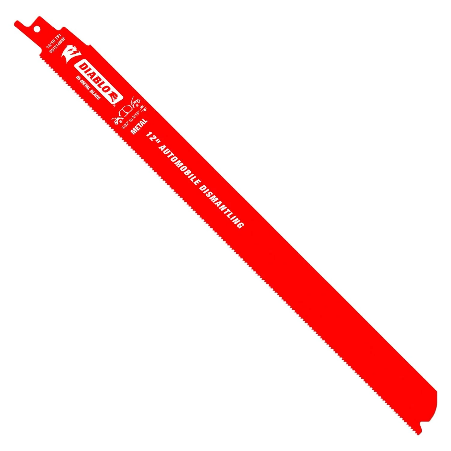 Diablo DS1214WBF25 12 in. Bi-Metal Recip Blade for Auto Dismantling (25-Pack)
