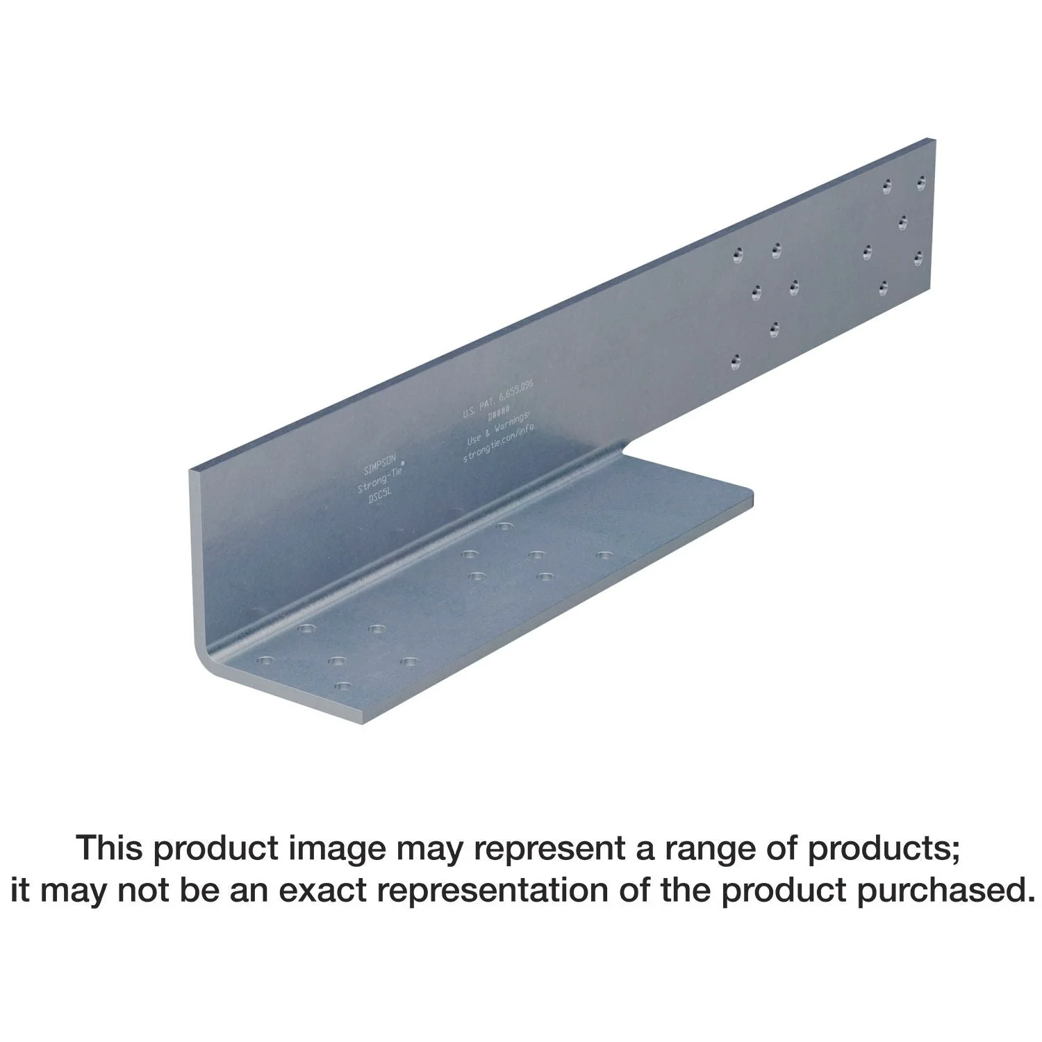 Simpson Strong-Tie DSC5L-SDS3 DSC 21-in. Drag-Strut Connector with Strong-Drive SDS Screws, Skewed Left - Image 1