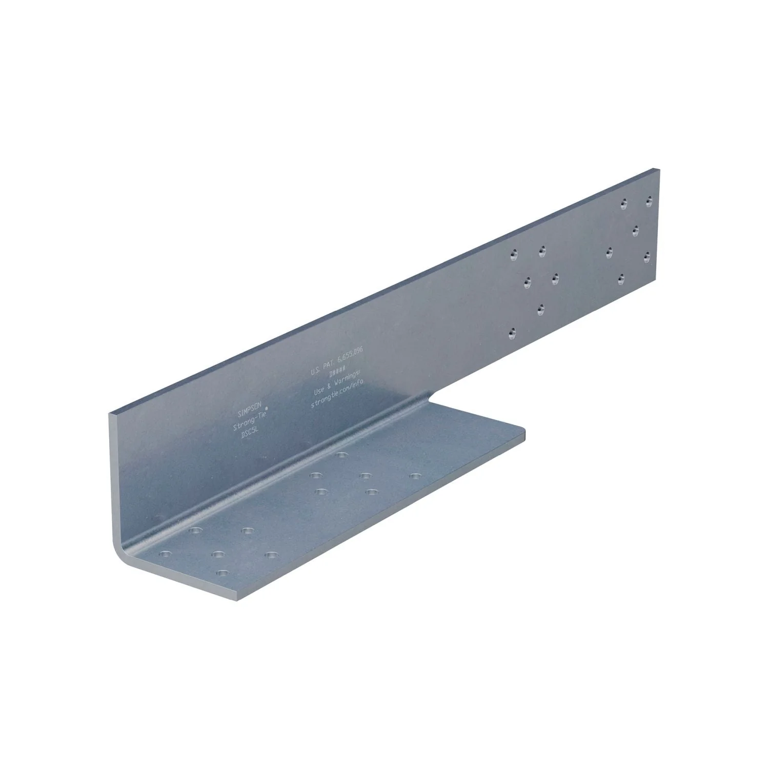 Simpson Strong-Tie DSC5L-SDS3 DSC 21-in. Drag-Strut Connector with Strong-Drive SDS Screws, Skewed Left - Image 2