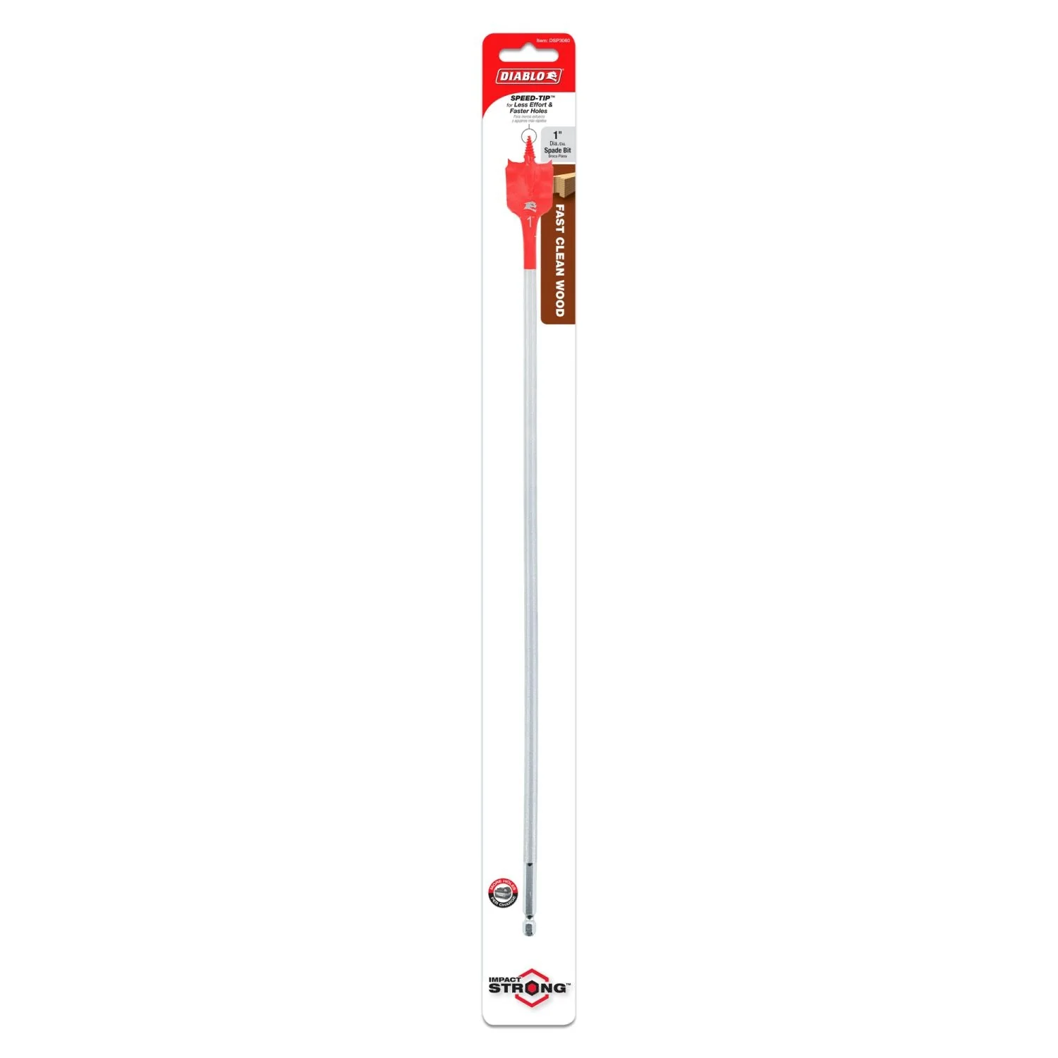 Diablo DSP3060 1-in. x 16-in. Spade Bit for Wood - Image 1