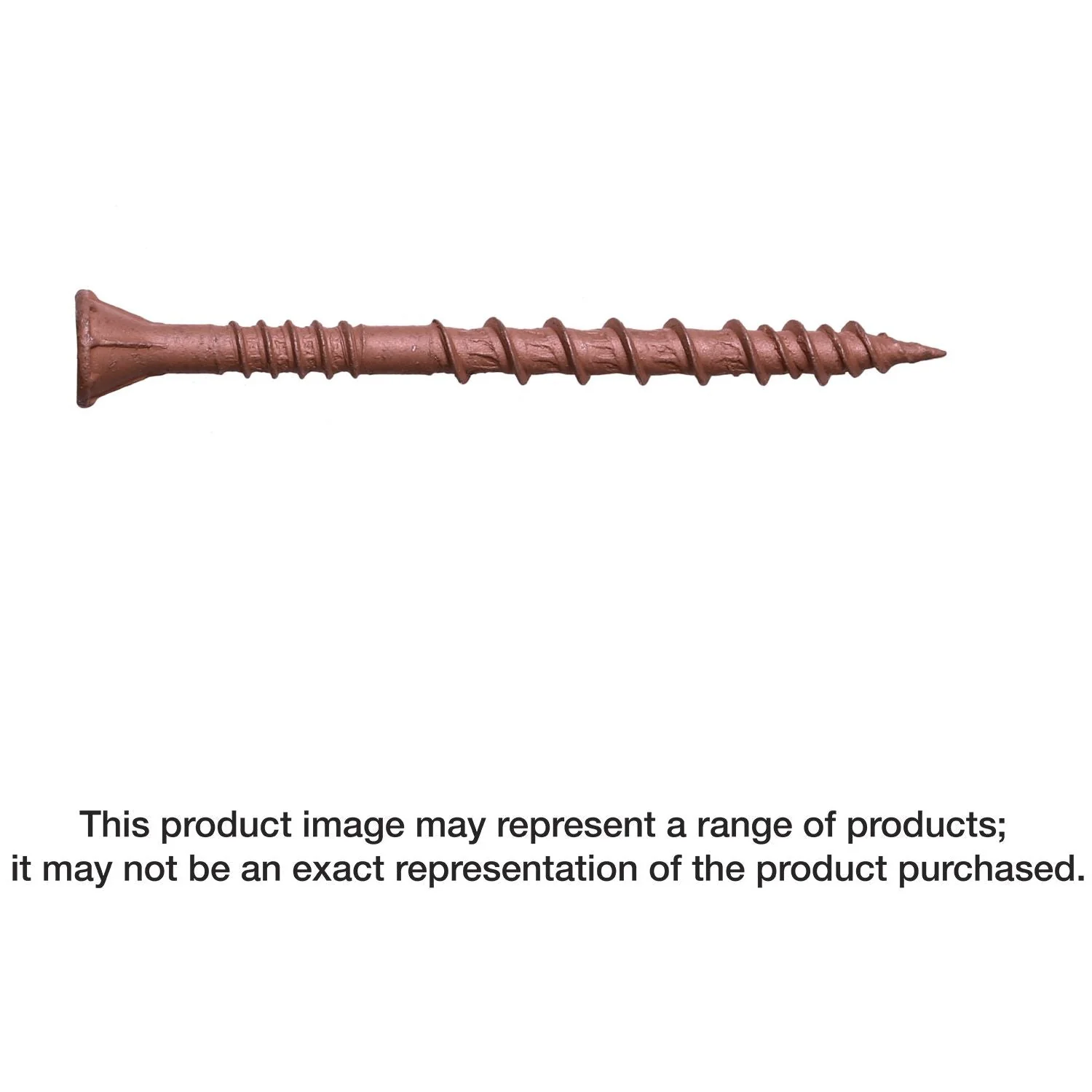 Simpson Strong-Tie DSVR312MB Deck-Drive DSV WOOD Screw,  #10 x 3-1/2-in. T-25, Flat Head, Quik Guard, Red, 1000-Pack - Image 2