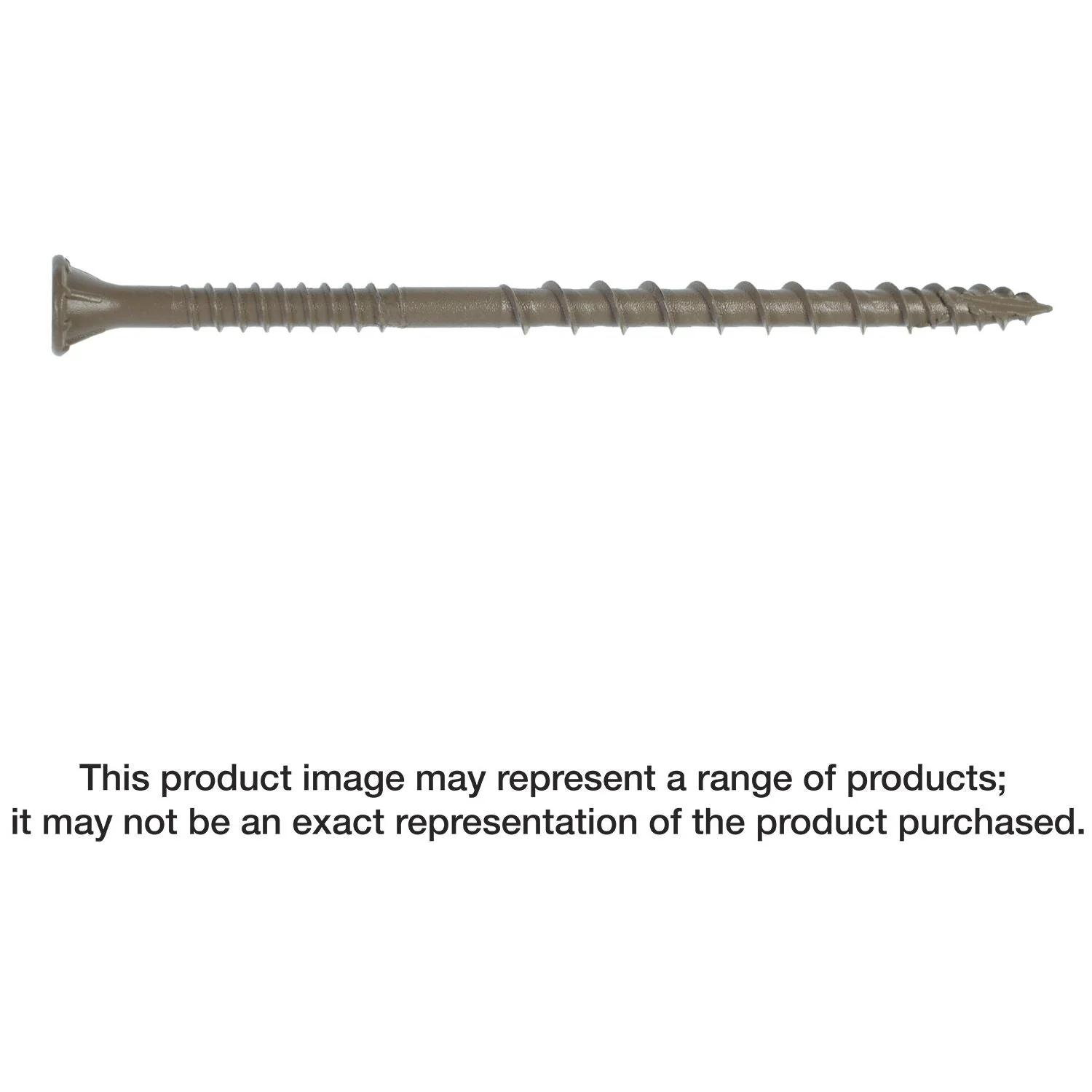 Simpson Strong-Tie DSVT312R5LB Deck-Drive DSV WOOD Screw,  #10 x 3-1/2-in. T-25, Flat Head, Quik Guard, Tan, 5-lb. - Image 2