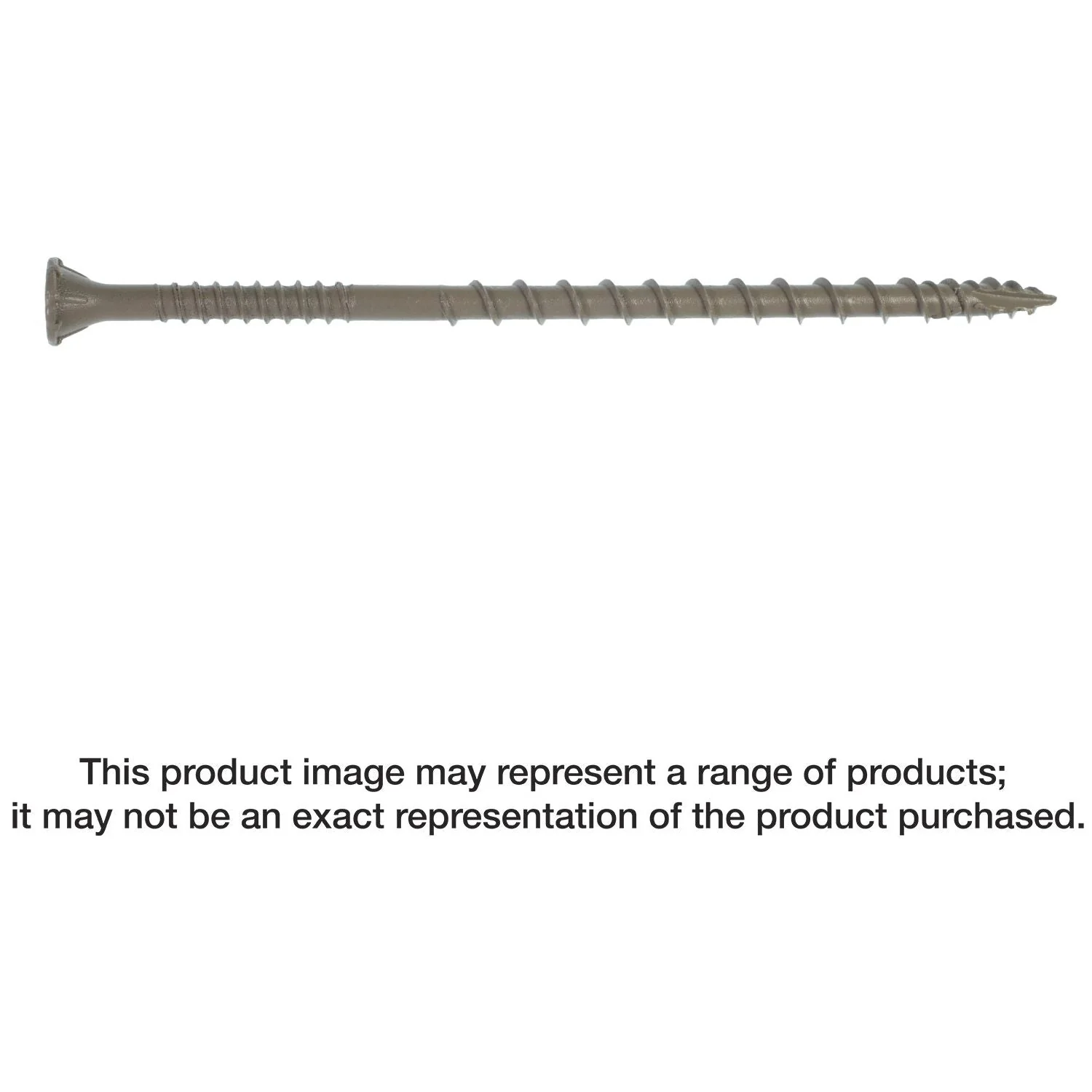 Simpson Strong-Tie DSVT4R5LB Deck-Drive DSV WOOD Screw,  #10 x 4-in. T-25, Flat Head, Quik Guard, Tan, 5-lb. - Image 3