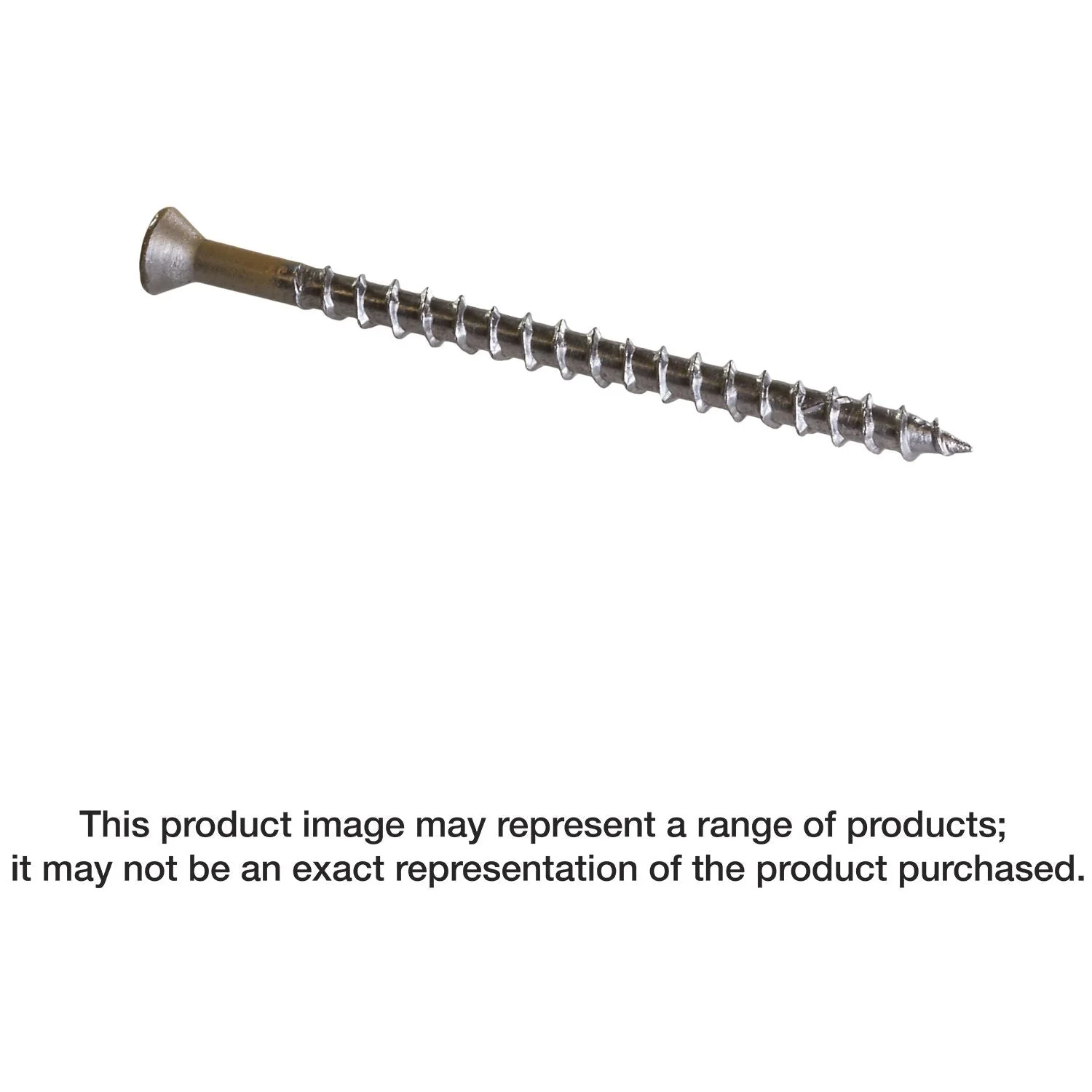 Simpson Strong-Tie DTH212S305GR03 Trim-Head Screw,  Sharp Point (Collated),  #7 x 2-1/2-in. #2 Square Type 305 Gray 03, 1000-Pack - Image 1
