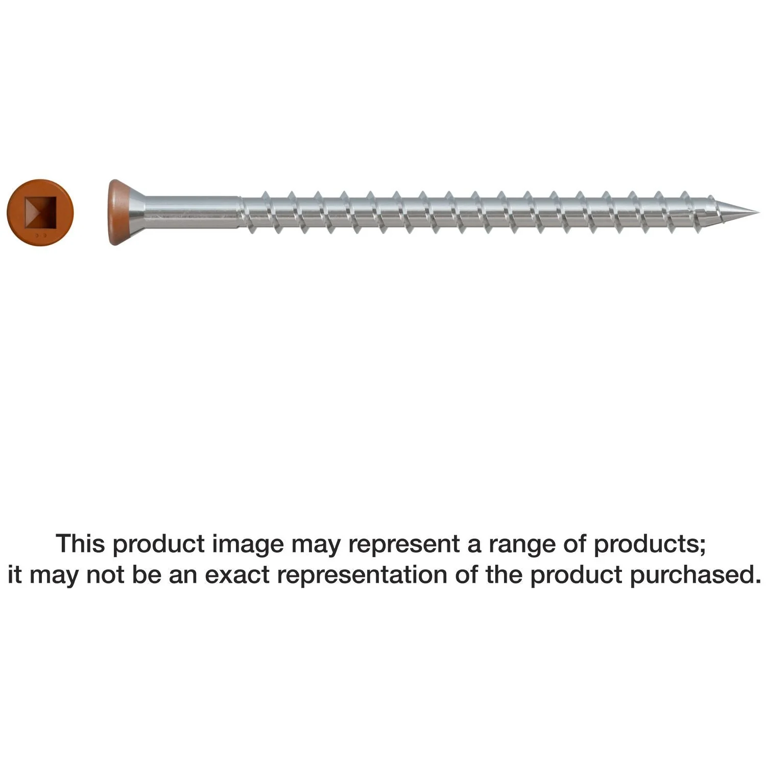 Simpson Strong-Tie DTH212S305TN01 Trim-Head Screw,  Sharp Point (Collated),  #7 x 3-1/2-in. #2 Square Type 305 Tan 01, 1000-Pack - Image 2