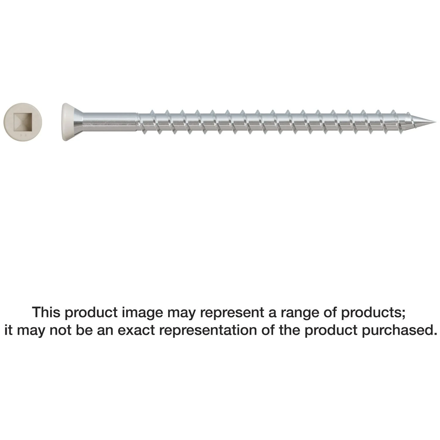 Simpson Strong-Tie DTH212S305TN02 Trim-Head Screw,  Sharp Point (Collated),  #7 x 3-1/2-in. #2 Square Type 305 Tan 02, 1000-Pack - Image 2
