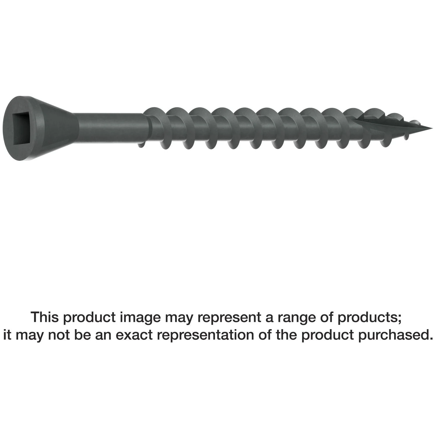 Simpson Strong-Tie DTHQ2S Trim-Head Screw, Type-17 Point,  #8 x 2-in. #2U Square Drive, Quik Guard, 2000-Pack - Image 1