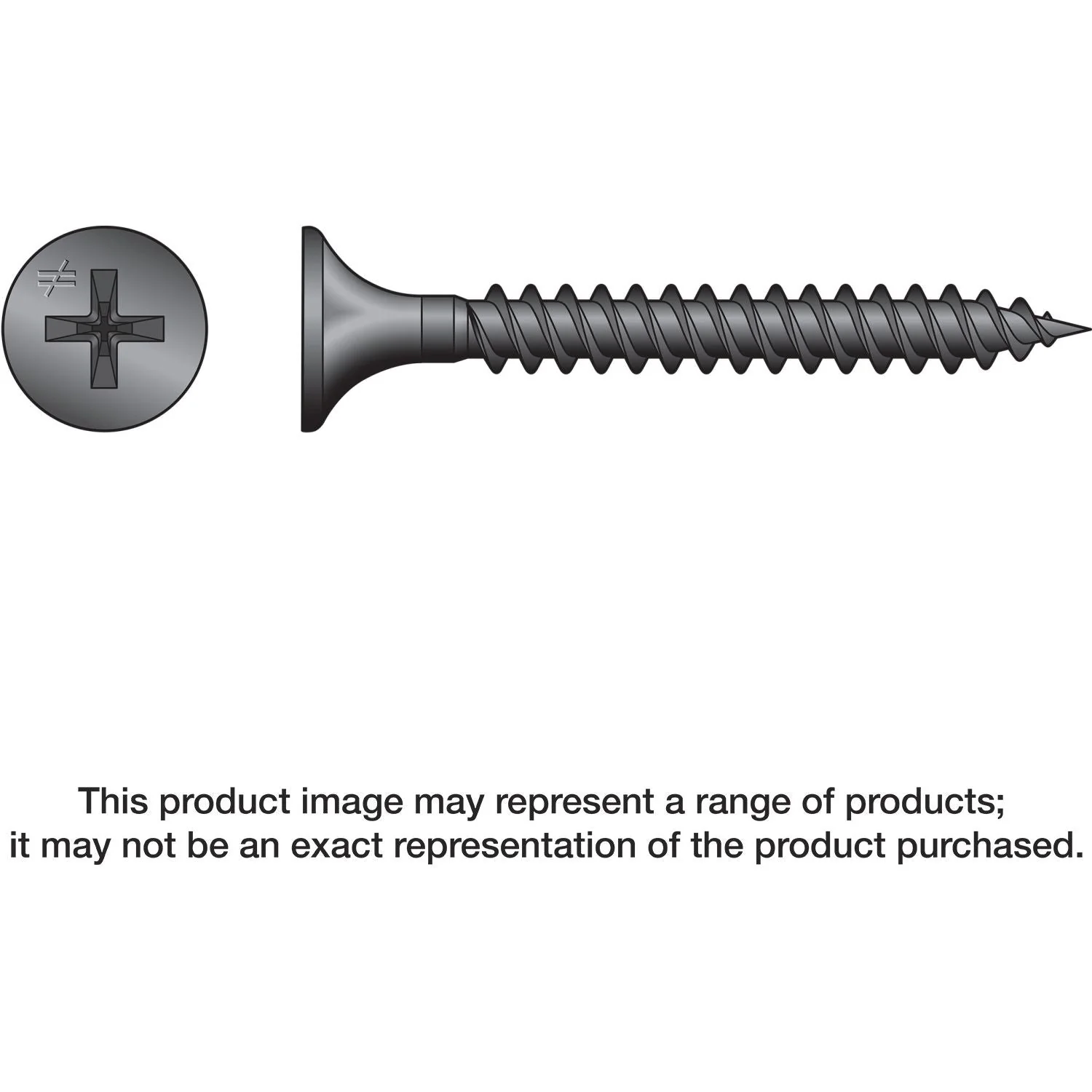 Simpson Strong-Tie DWF114PS DWF Drywall-to-CFS Screw (Collated),  #6 x 1-1/4-in. #2 Phillips Bugle Head, 2500-Pack - Image 3