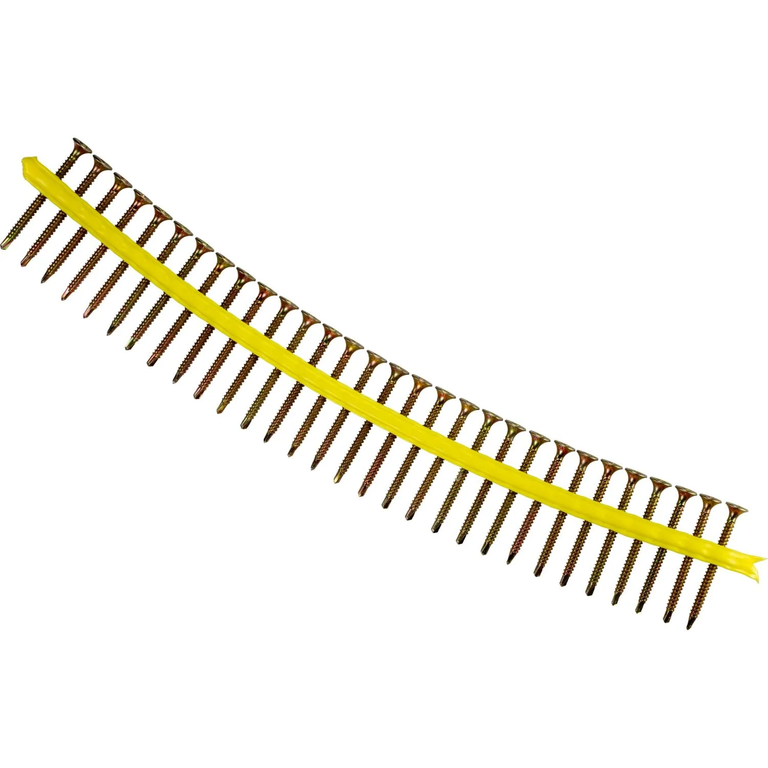 Simpson Strong-Tie Drywall-to-CFS Collated Screw, #6 x 1-7/8-in. #2 Phillips, Yellow Zinc, 2000-Pack (DWFSD178PS) - Image 1