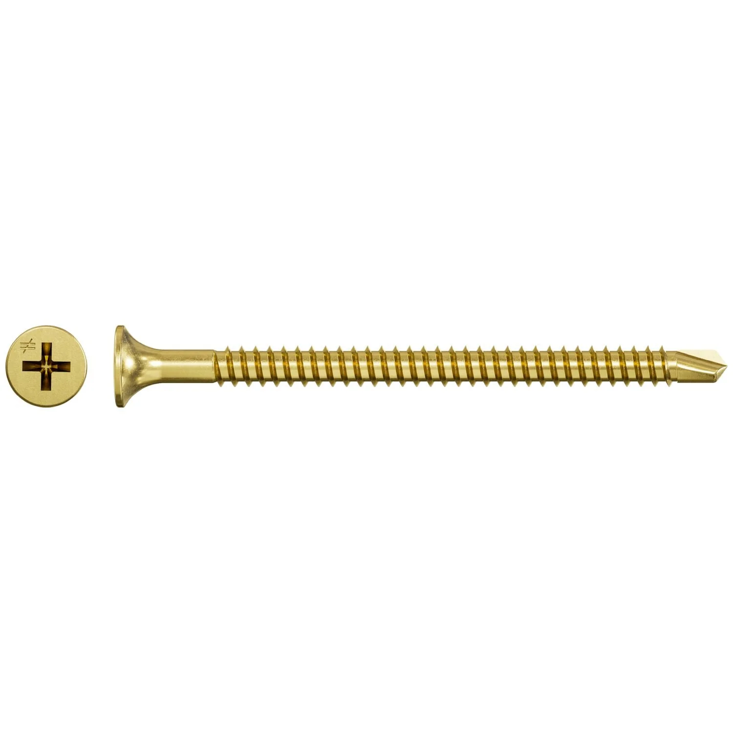 Simpson Strong-Tie DWFSD238PS DWFSD Drywall-to-CFS Screw (Collated),  #8 x 2-3/8-in. #2 Phillips, Yellow Zinc, 1500-Pack - Image 2