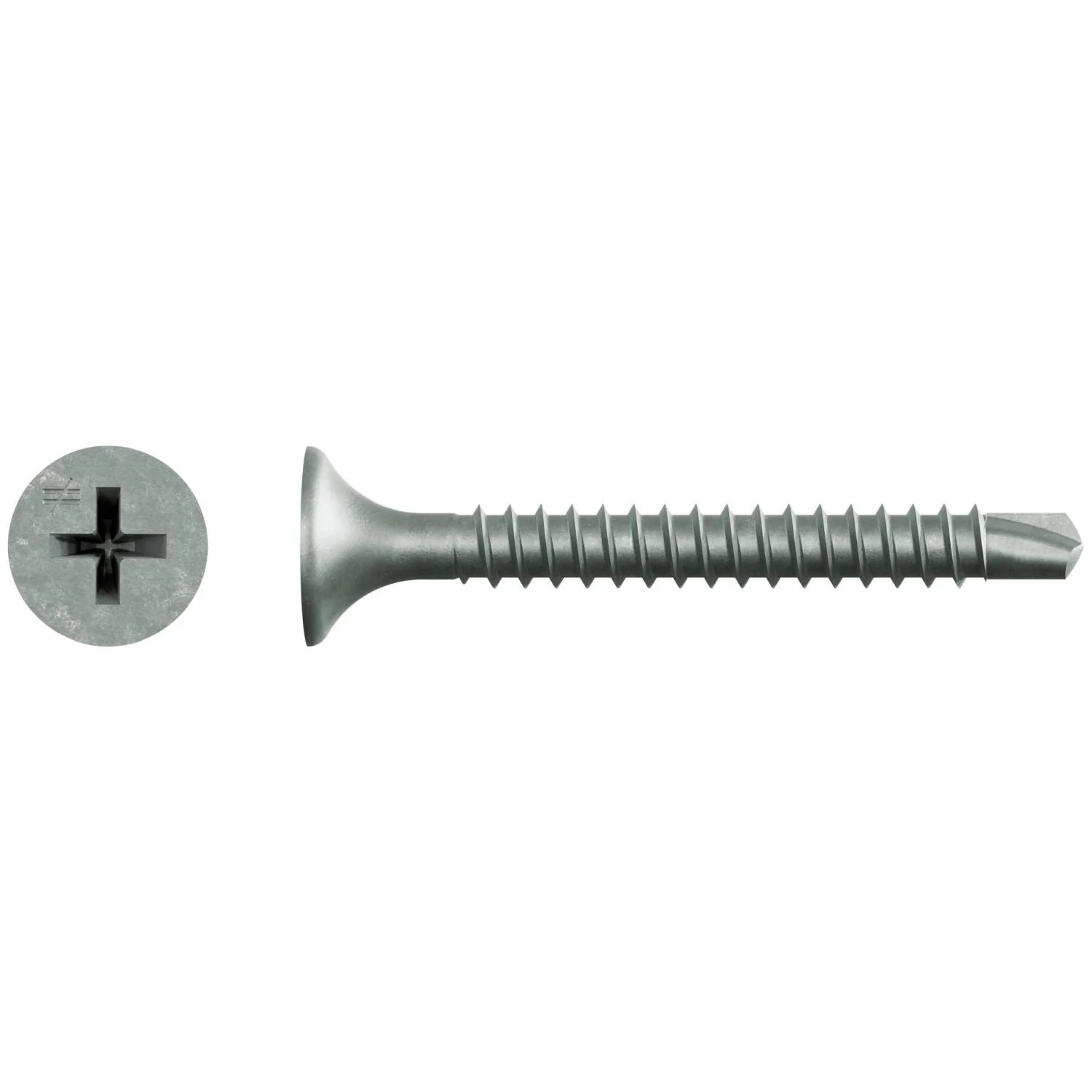 Simpson Strong-Tie DWFSDQ114PS DWFSD Drywall-to-CFS Screw (Collated),  #6 x 1-1/4-in. #2 Phillips, Quik Guard, 2500-Pack - Image 2