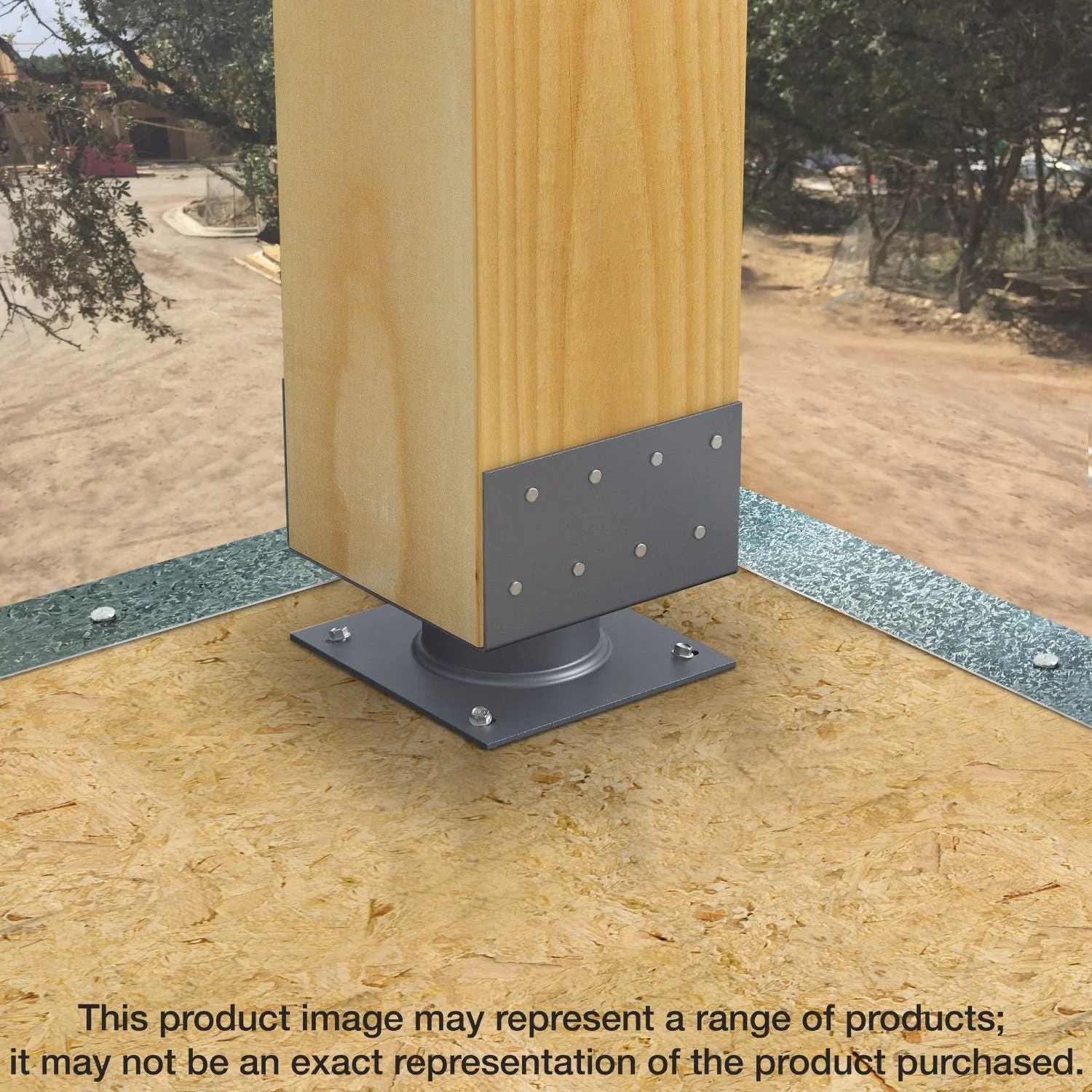 Simpson Strong-Tie ECB66 ECB 2-in. Standoff Elevated Column Base for 6x6 - Image 3