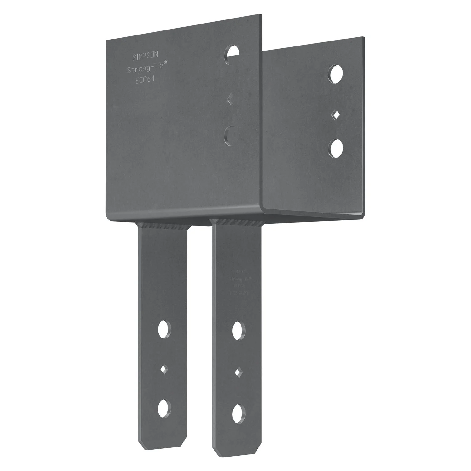 Simpson Strong-Tie ECC64 ECC End Column Cap 6x Beam, 4x Post - Image 3