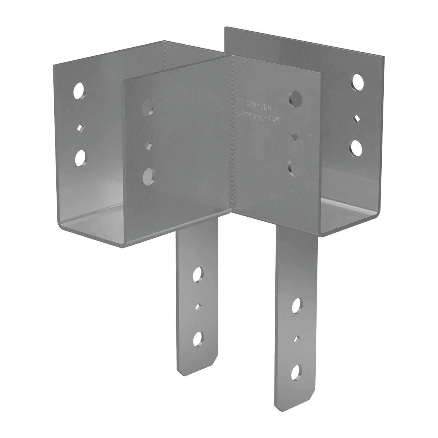 Simpson Strong-Tie ECCLL464 ECCLL L-Shape End Column Cap for 4x Beams, 6x Post, Skewed Left - Image 3