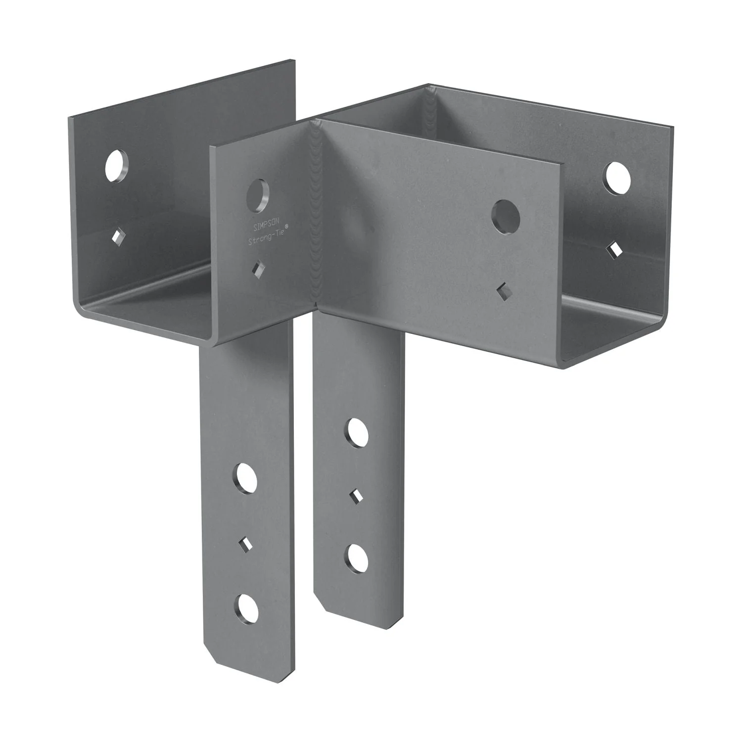 Simpson Strong-Tie ECCLR444 ECCLL L-Shape End Column Cap for 4x Beams, 4x Post, Skewed Right - Image 3