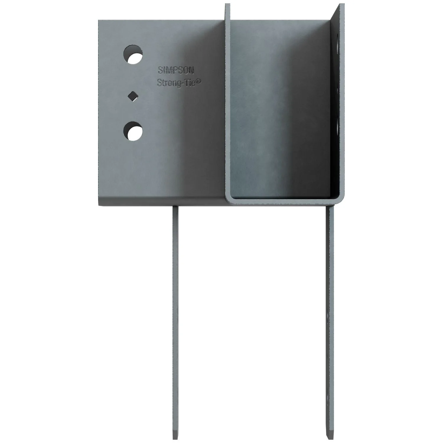 Simpson Strong-Tie ECCLR464 ECCLL L-Shape End Column Cap for 4x Beams, 6x Post, Skewed Right - Image 3