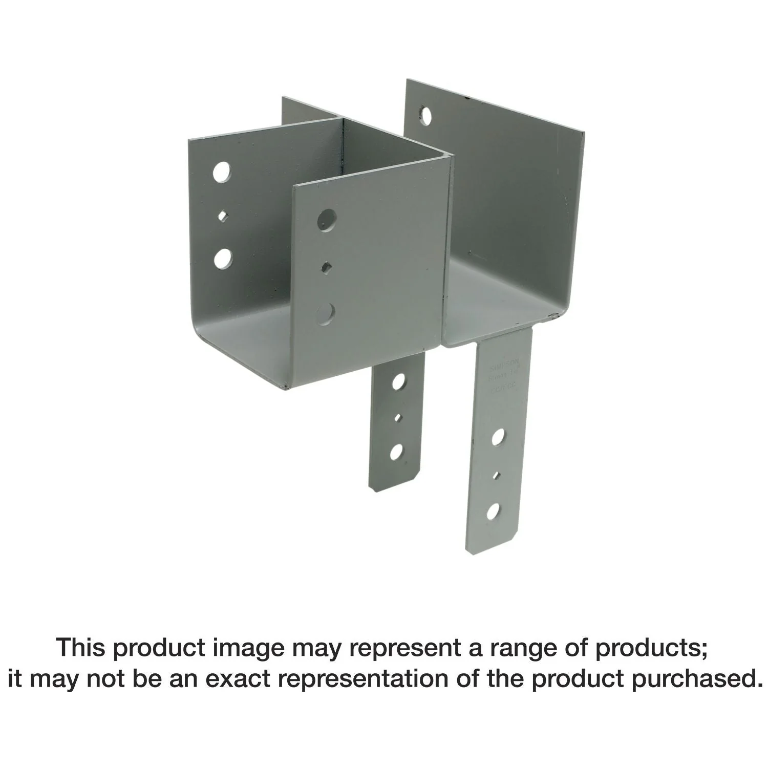Simpson Strong-Tie ECCLR666HDG ECCLR HDG L-Shape End Column Cap for 6x Beams, 6x Post, Skewed Right - Image 1